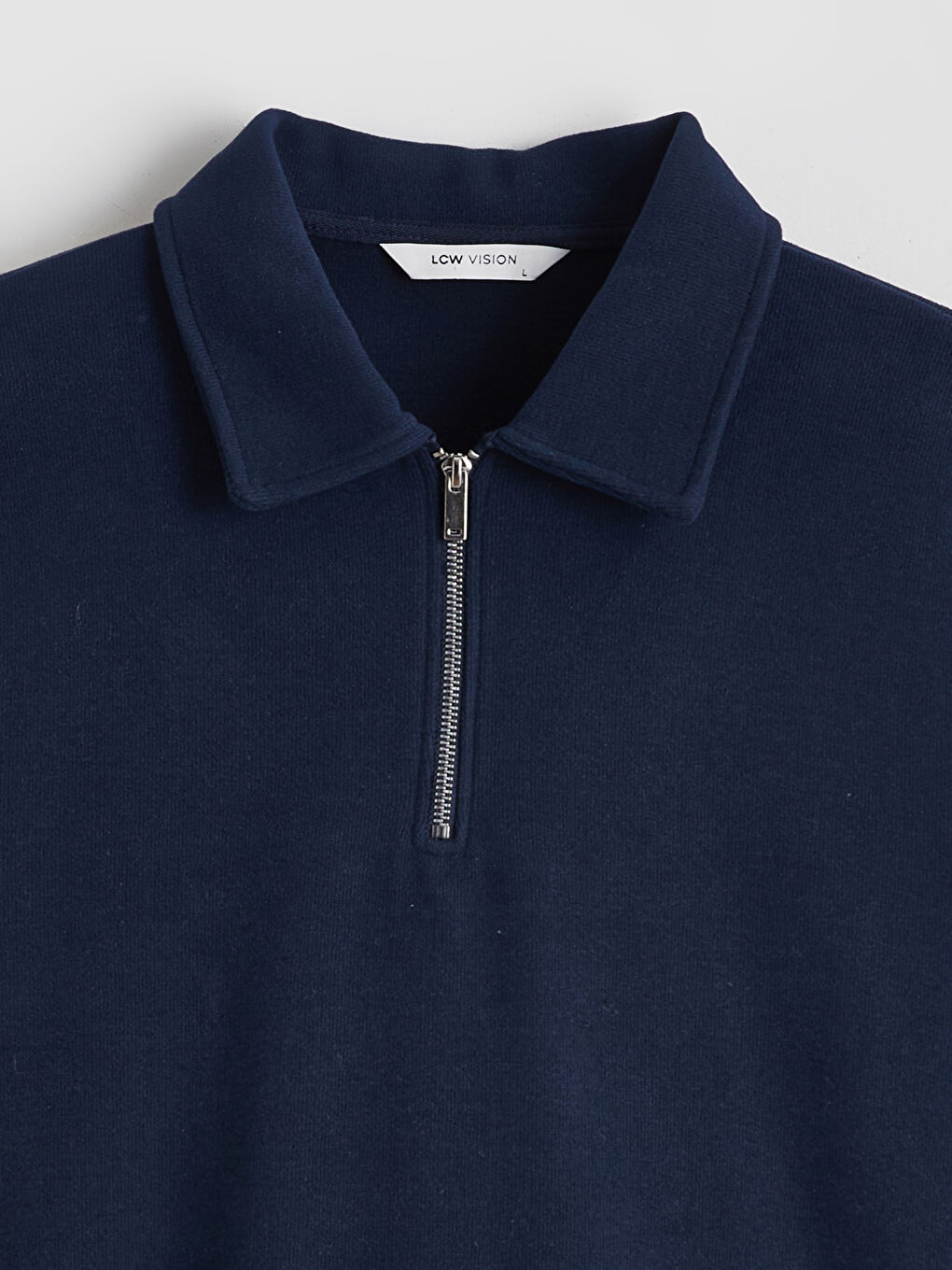 Polo Neck Men's Sweatshirt-5