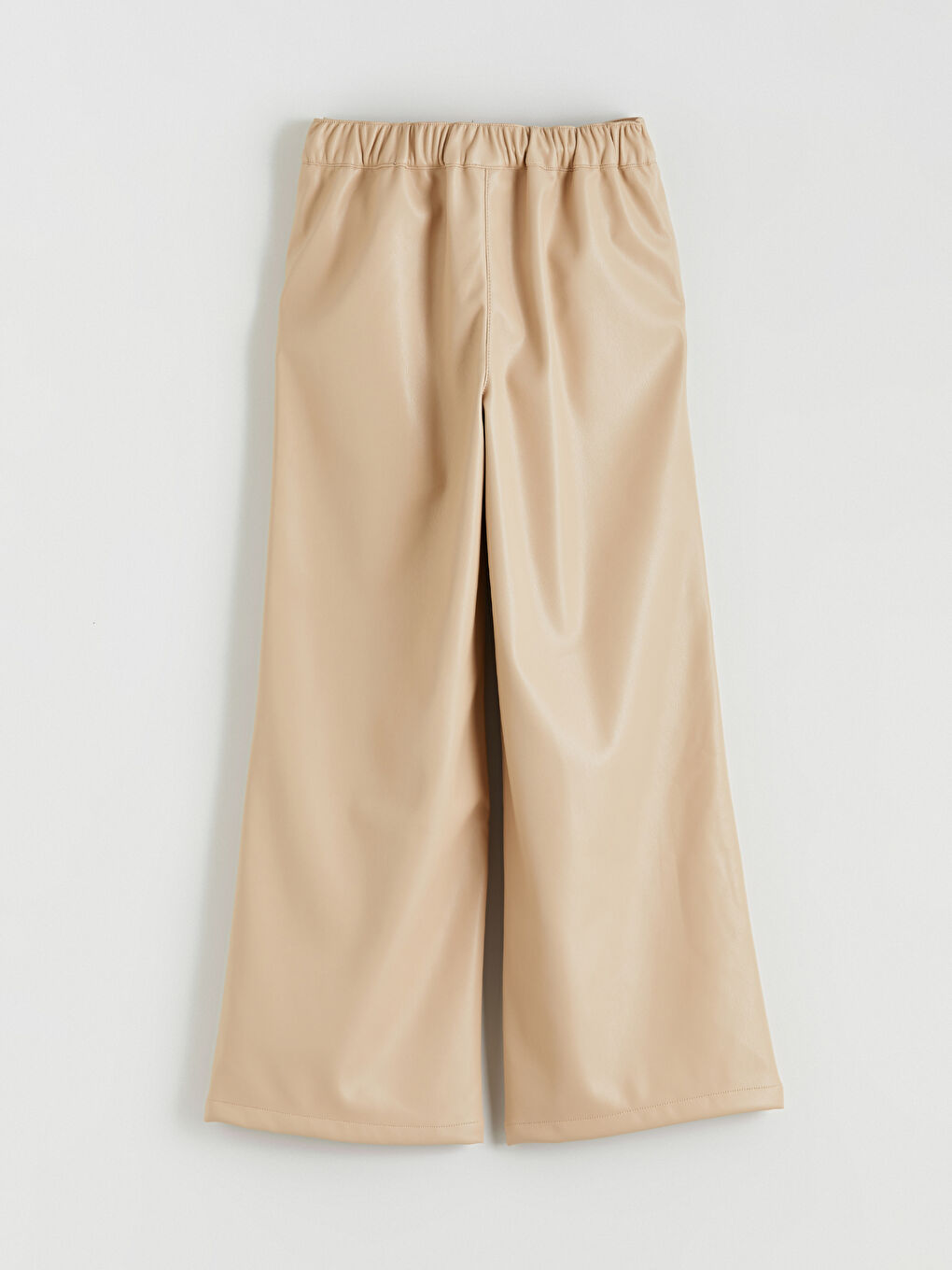 Faux Leather Girls' Trousers-2