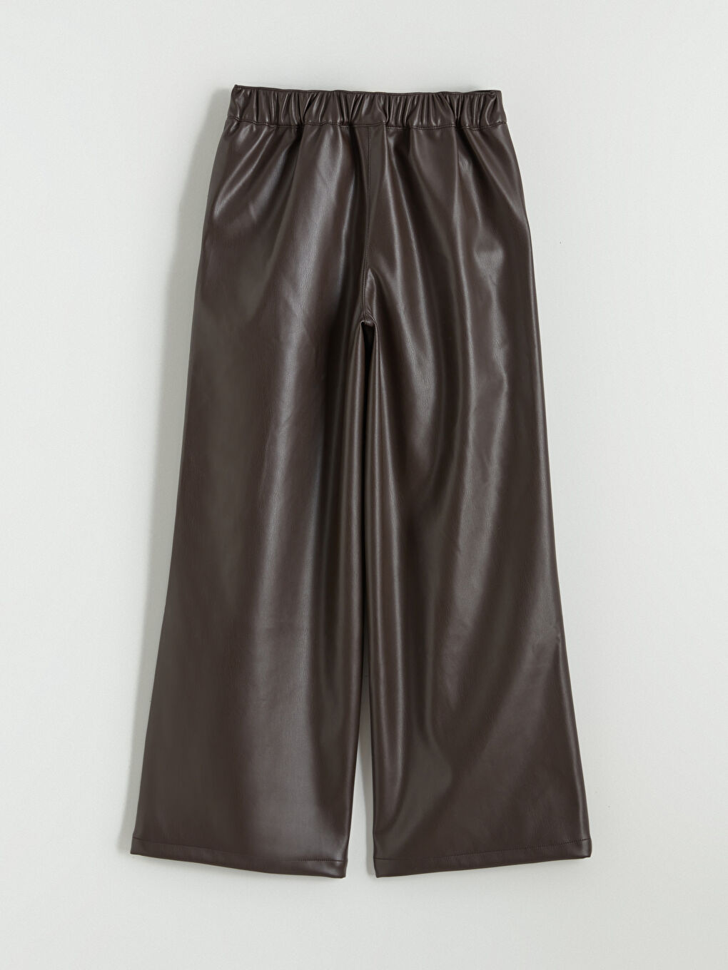 Faux Leather Girls' Trousers-2