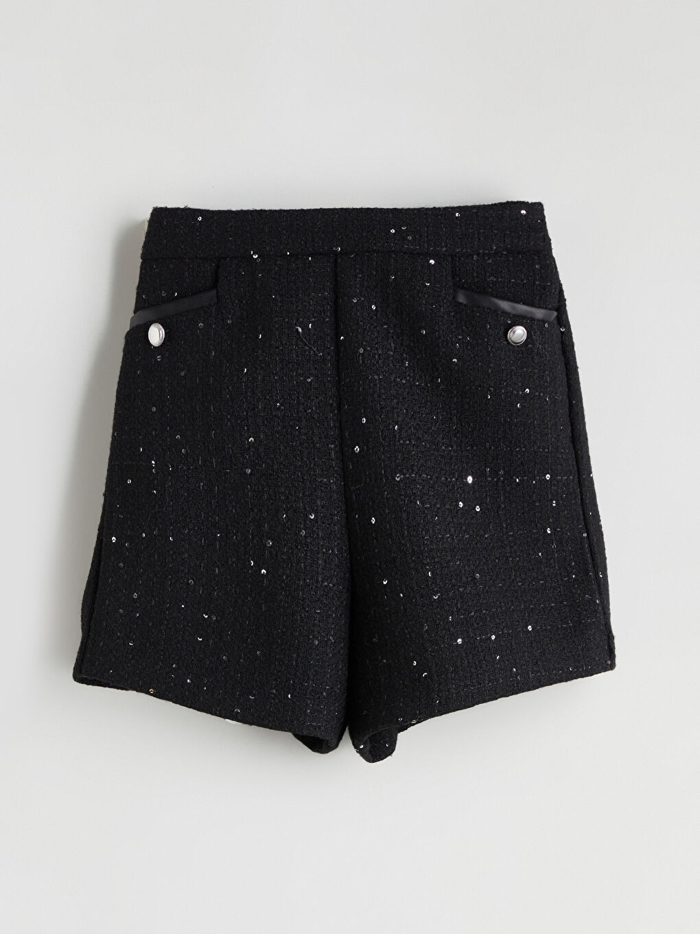 Девочки Черный Шорты-1