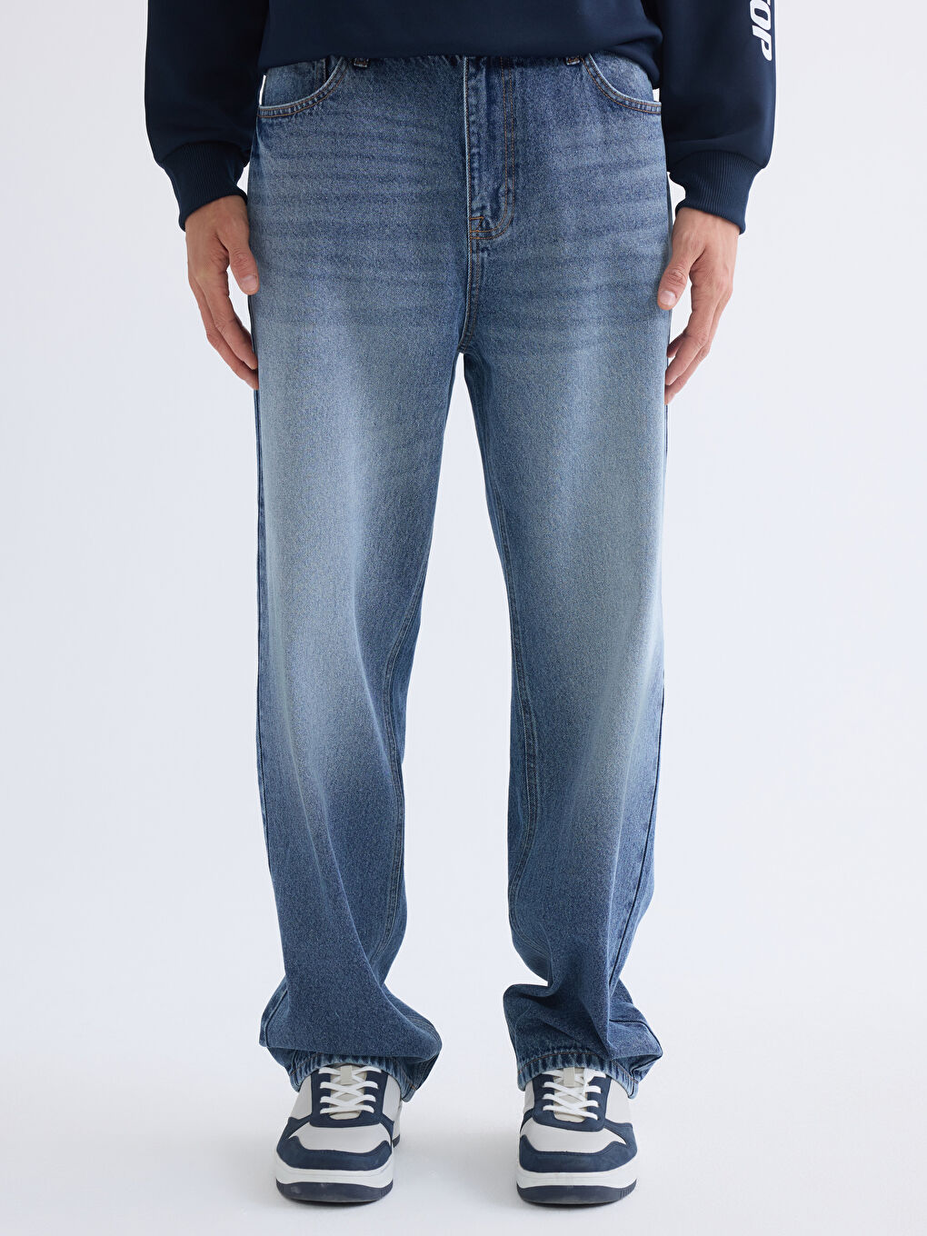 Ерлер ИНДИГО Джинсы шалбар-1