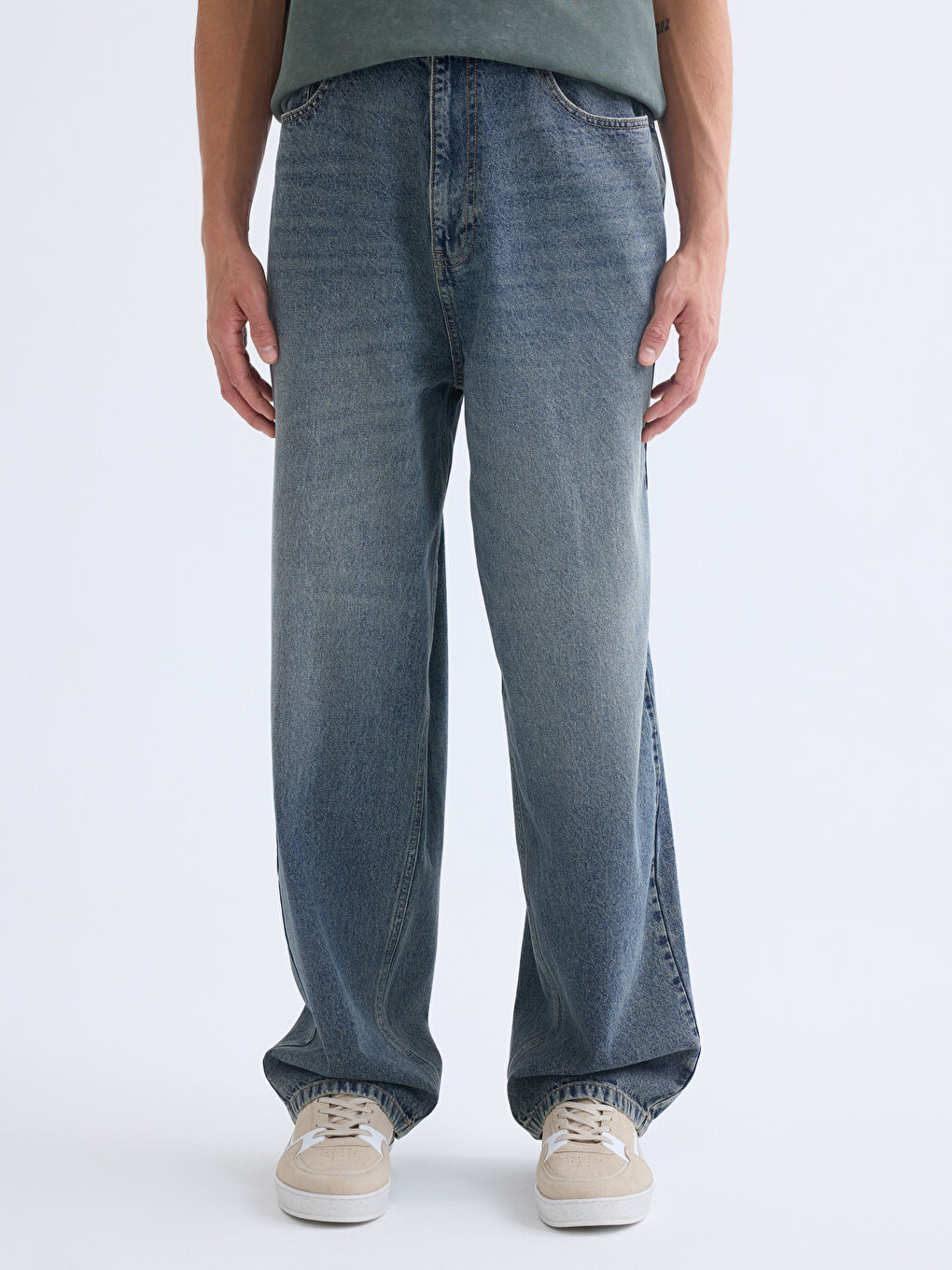Ерлер ИНДИГО Джинсы шалбар-1