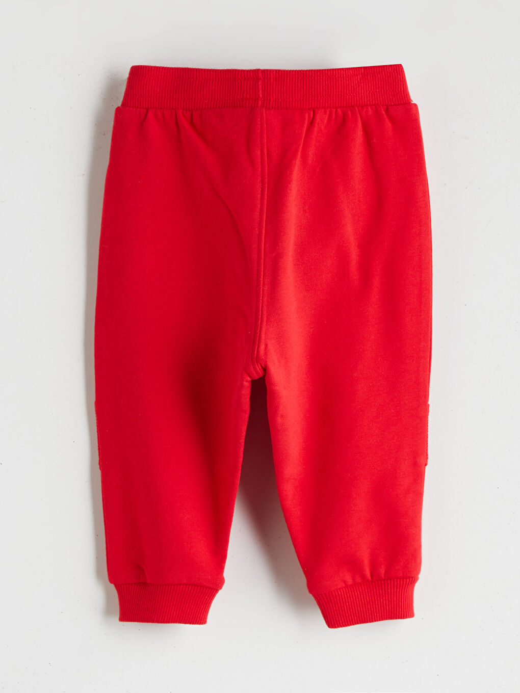 Kırmızı Beli Lastikli Erkek Bebek Jogger Eşofman Alt-1