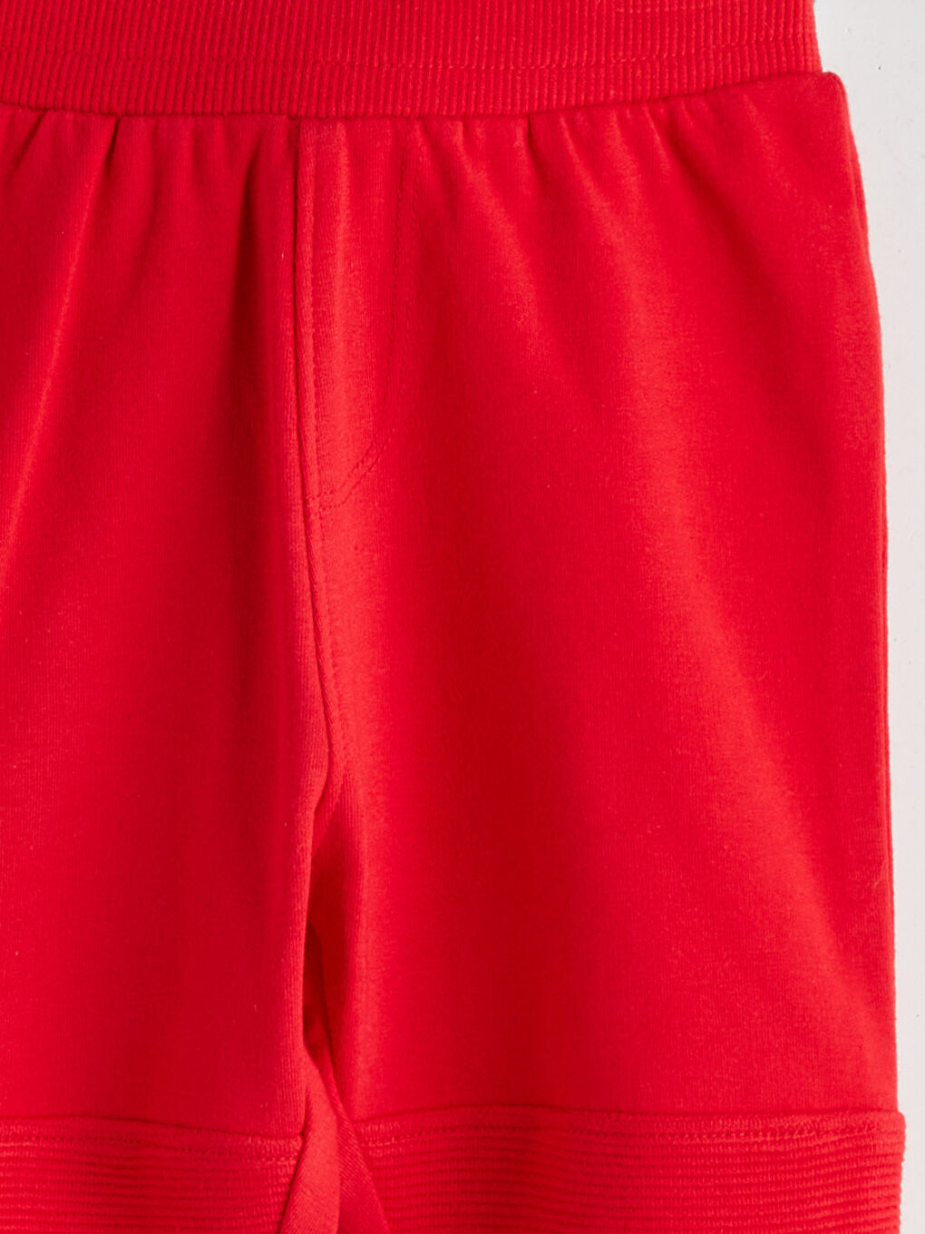 Kırmızı Beli Lastikli Erkek Bebek Jogger Eşofman Alt-2