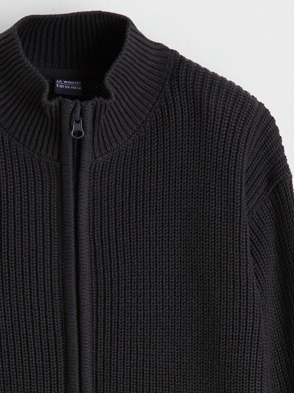 Straight Collar Boy Knitwear Cardigan-1