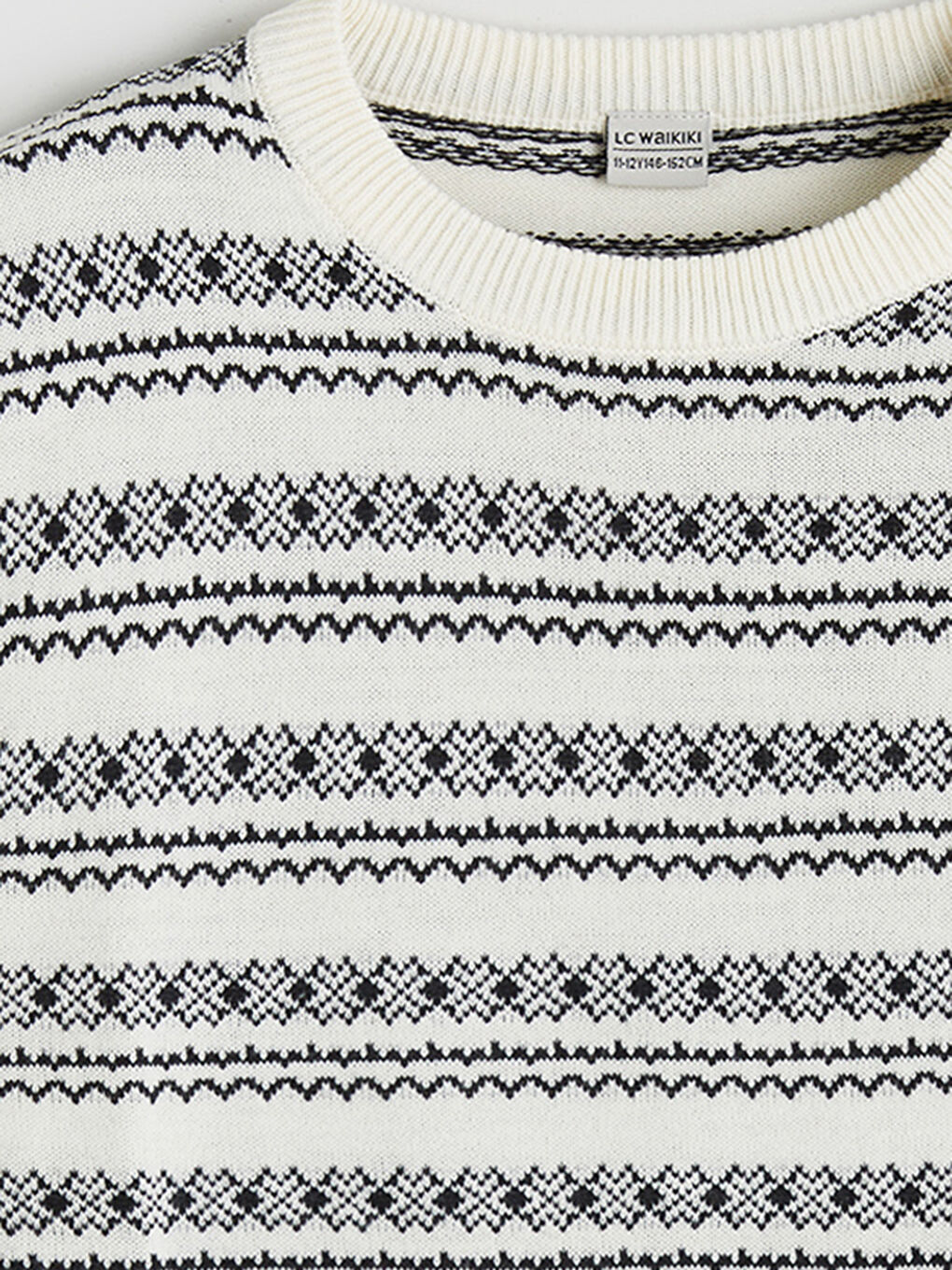 بلوز یەخە خڕ چاپکراوی کوڕان تریکۆ-2