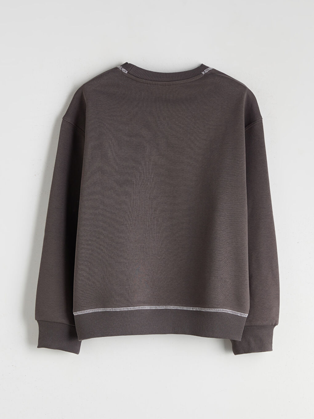 Antrasit Bisiklet Yaka Kuromi Baskılı Kız Çocuk Sweatshirt-3