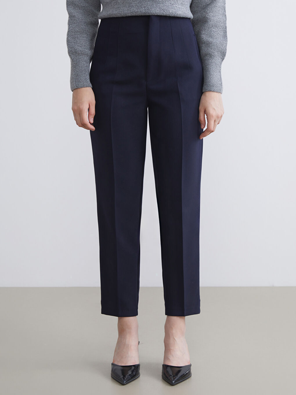 LCW ECO Slim Fit Women's Trousers -W5FP07Z8-YB0
