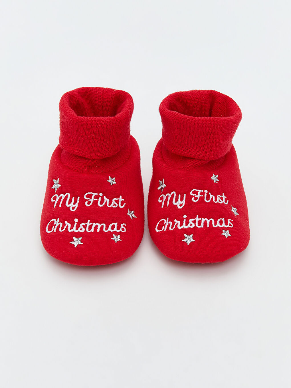 Baby Girl RED Indoor Shoes-2