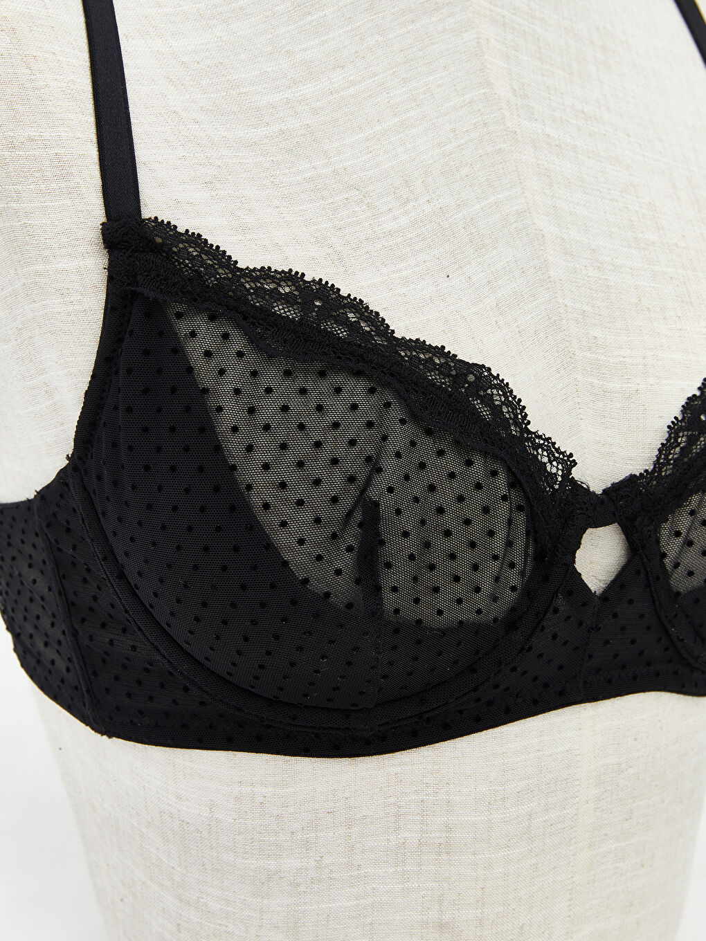 Wired Non-Padded Polka Dot T-Shirt Bra-2