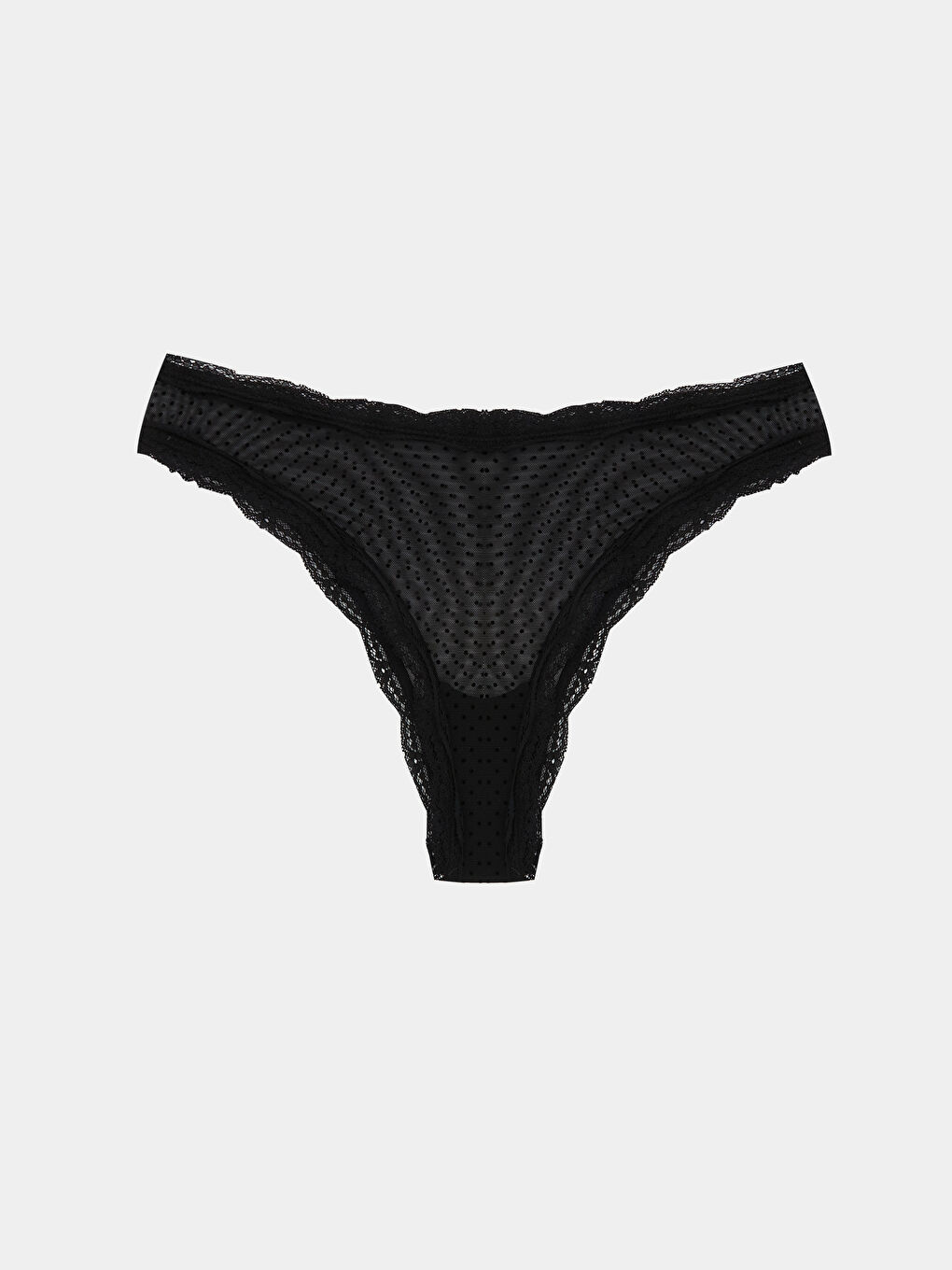 Siyah Puantiyeli Brazilian Külot