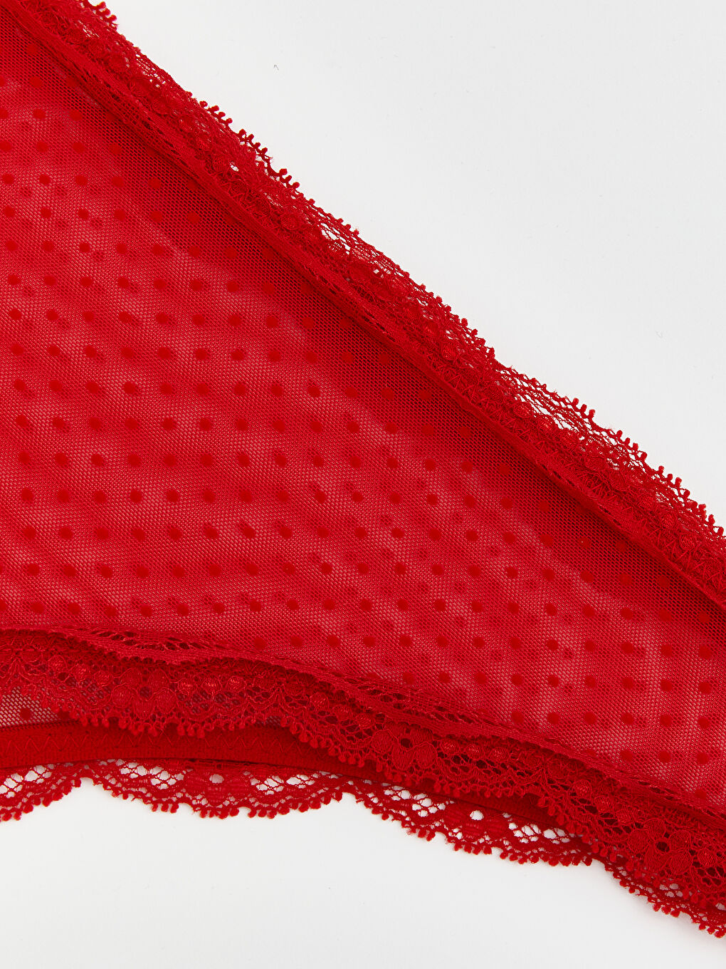 Kırmızı Puantiyeli Brazilian Külot-2