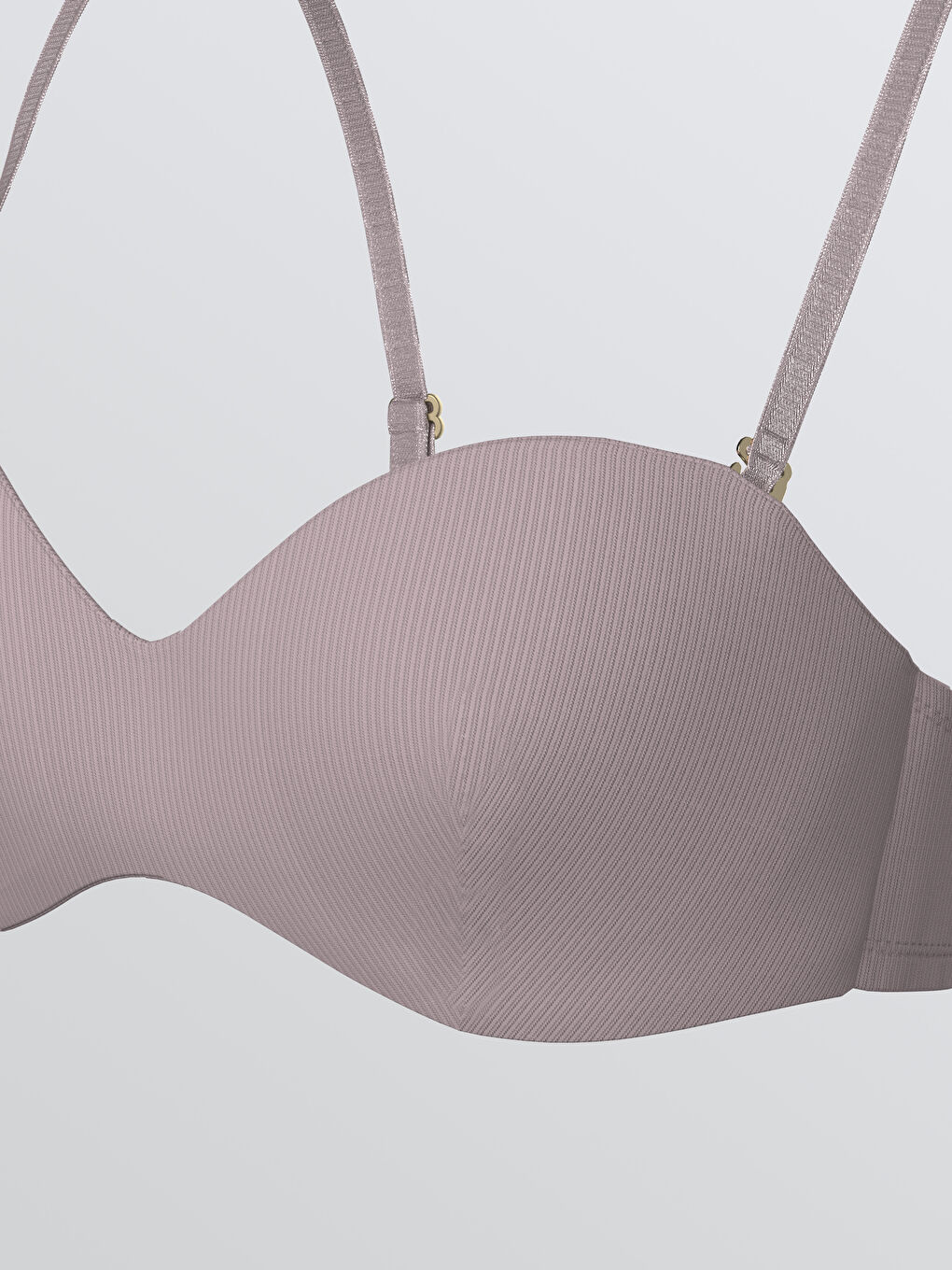 Бюстгальтер без бретелек с косточками без наполнителя-2