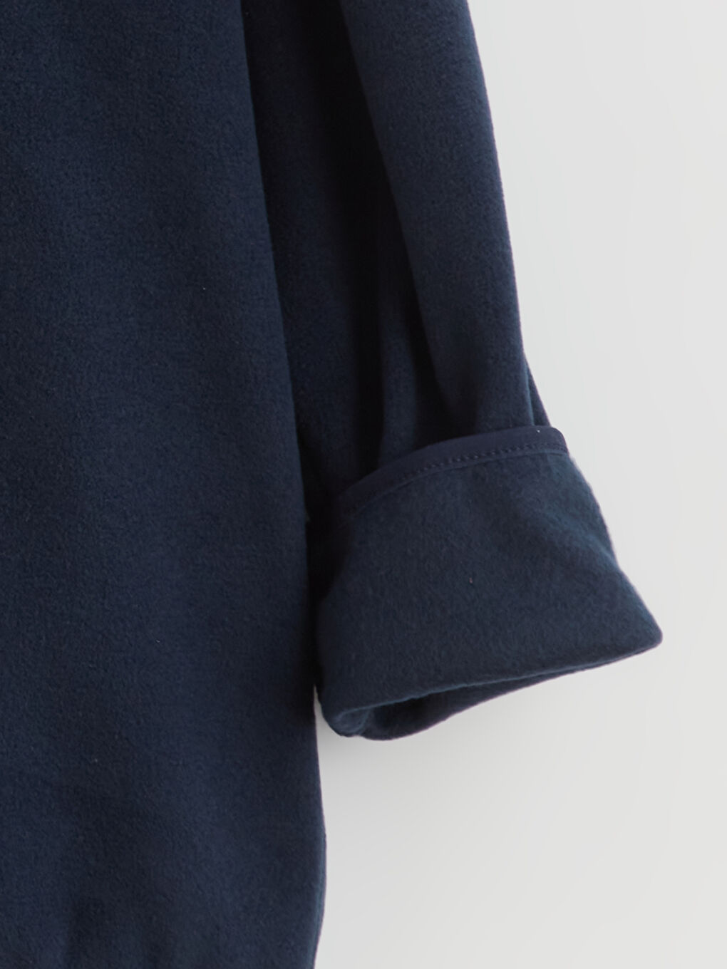 Lacivert Dik Yaka Fenerbahçe Nakışlı Erkek Çocuk Polar Hırka-2