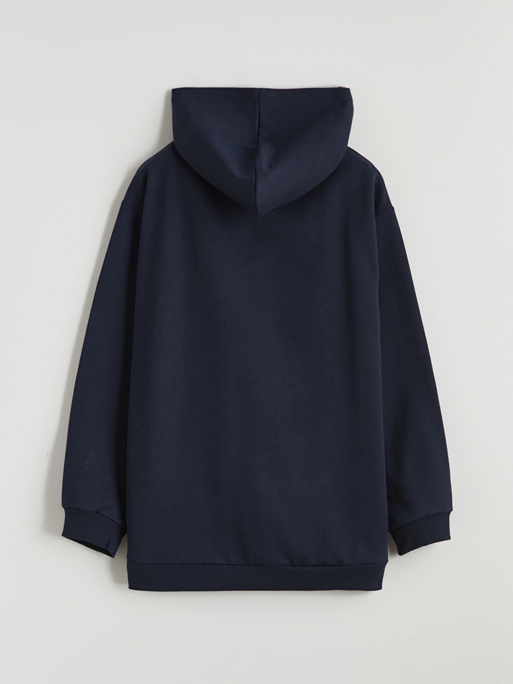 Lacivert Kapüşonlu Fenerbahçe Baskılı Erkek Çocuk Sweatshirt-1