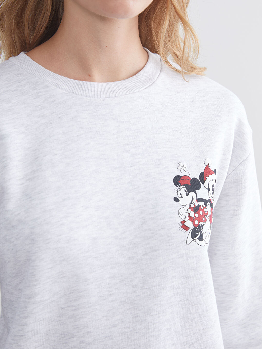Mickey Mouse Printed Women's Thick Sweatshirt-4