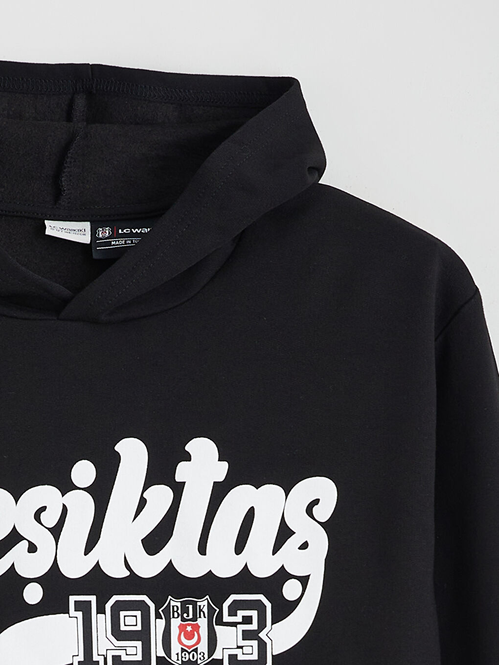 Siyah Beşiktaş Baskılı Erkek Çocuk Sweatshirt-1