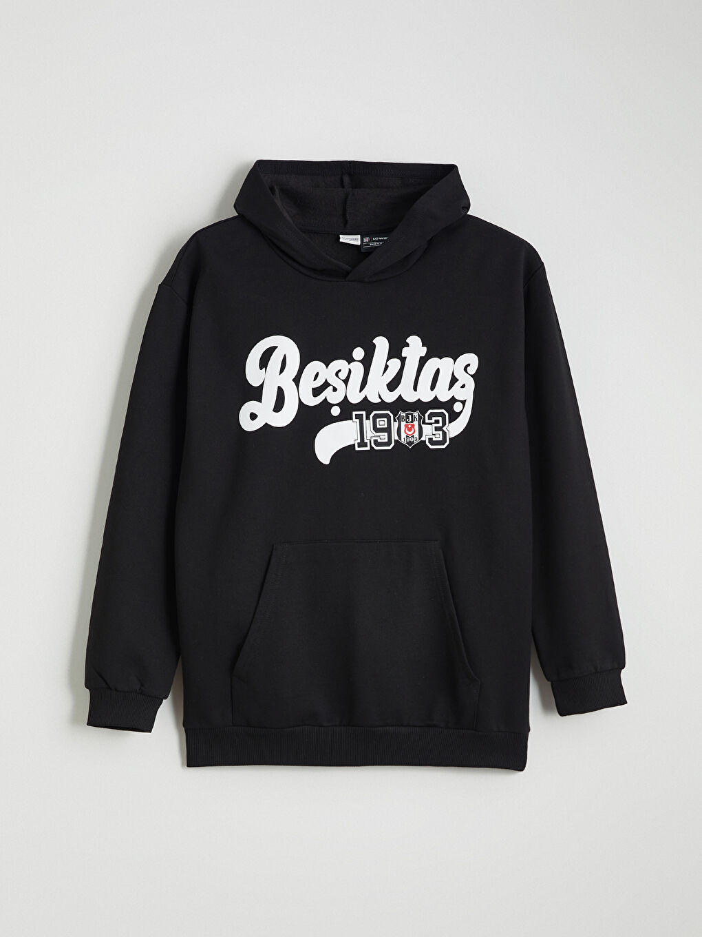Siyah Beşiktaş Baskılı Erkek Çocuk Sweatshirt