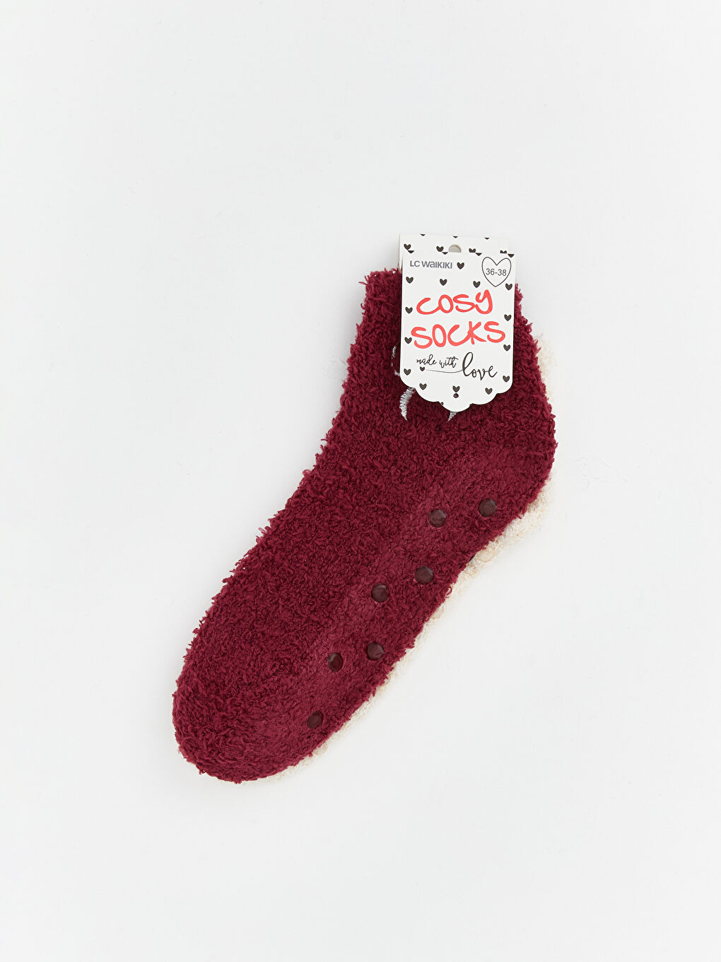 Woman BORDEAUX Homewear Socks-1