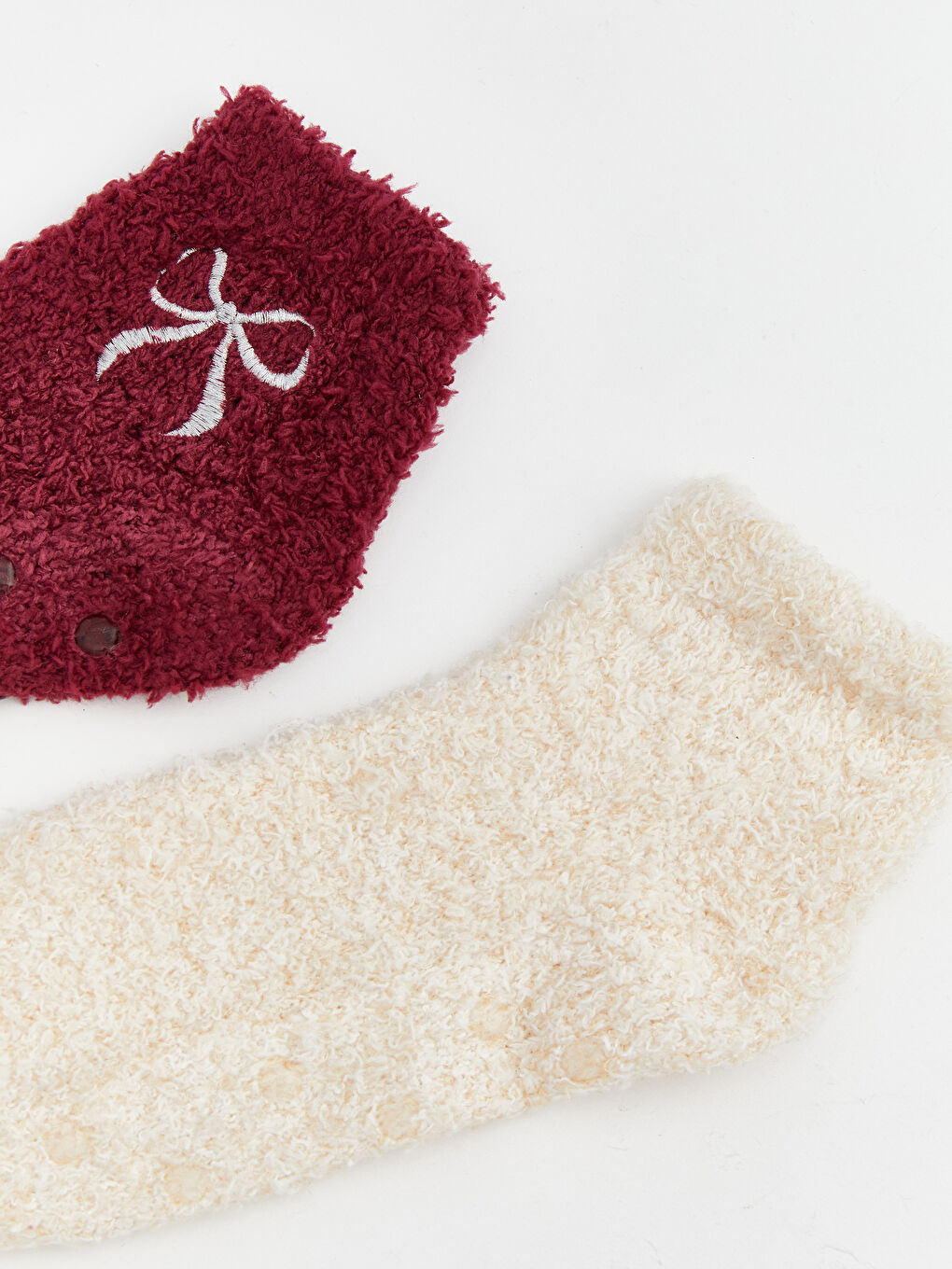 Woman BORDEAUX Homewear Socks-2