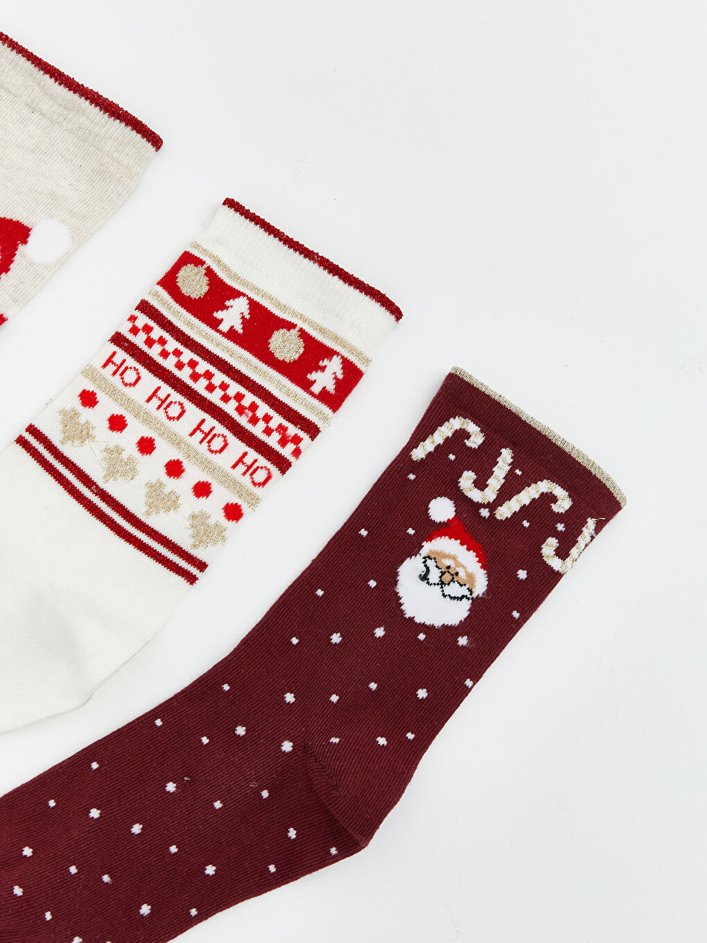 Christmas Themed Women's Ankle Socks 3-Pack-2