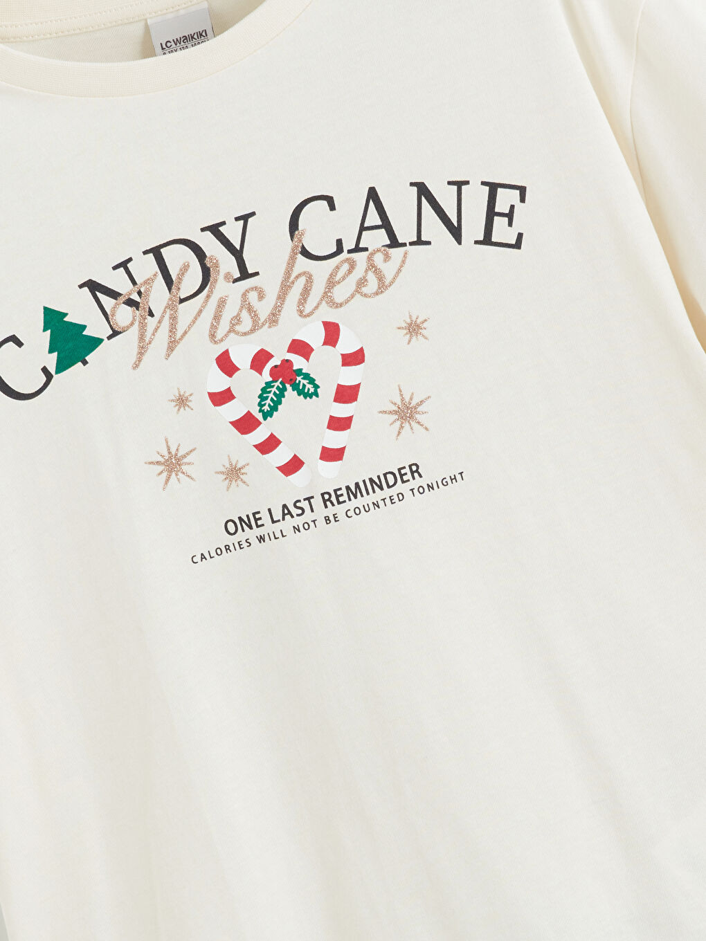 Crew Neck Girls' T-Shirt-1