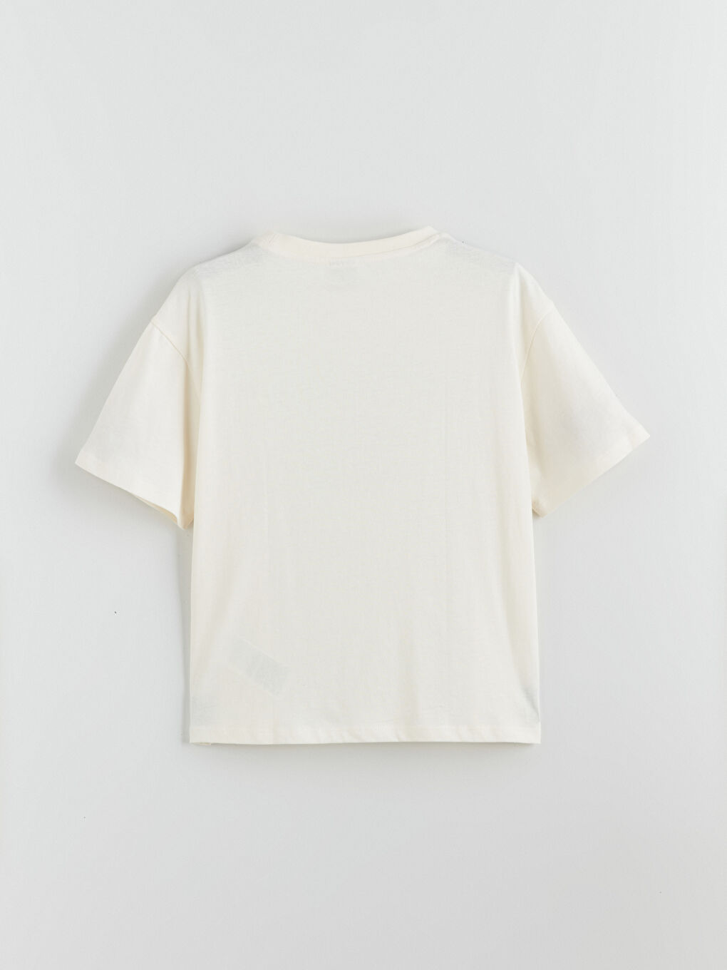 Crew Neck Girls' T-Shirt-2