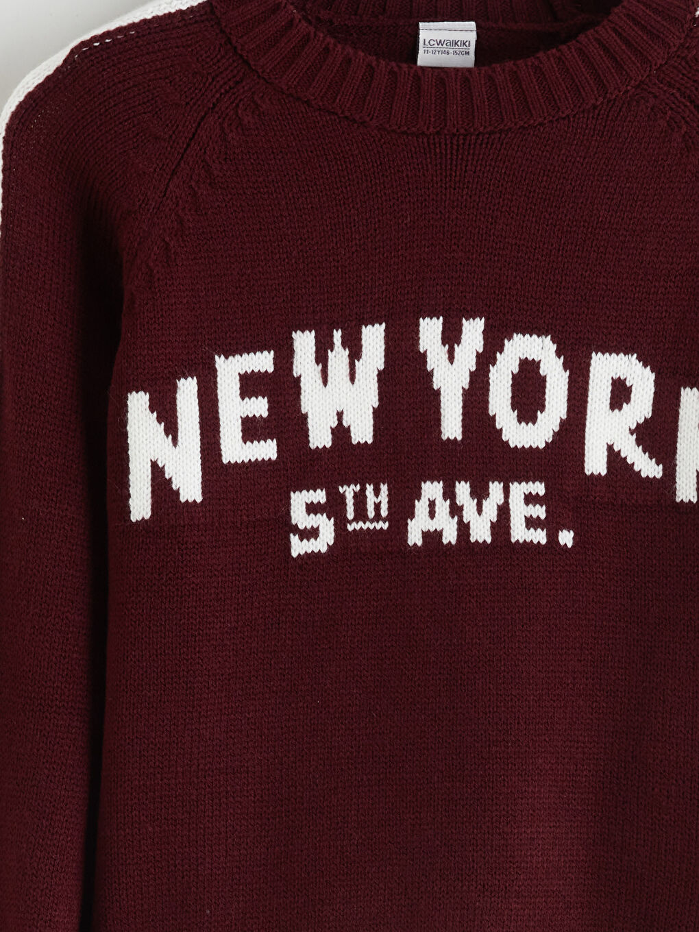 Girl BORDEAUX Sweater-2