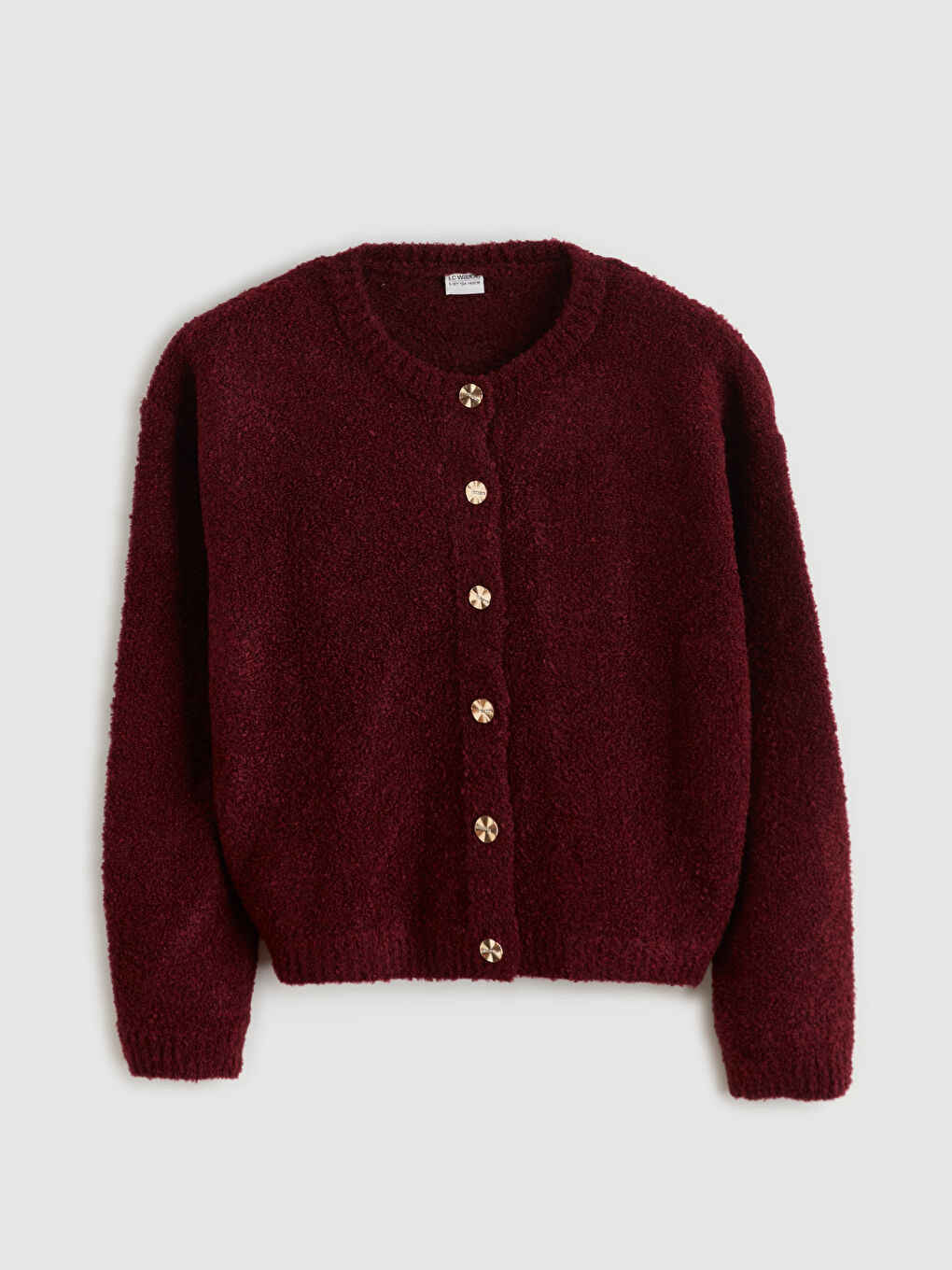 Момиче Бордо Кардиган