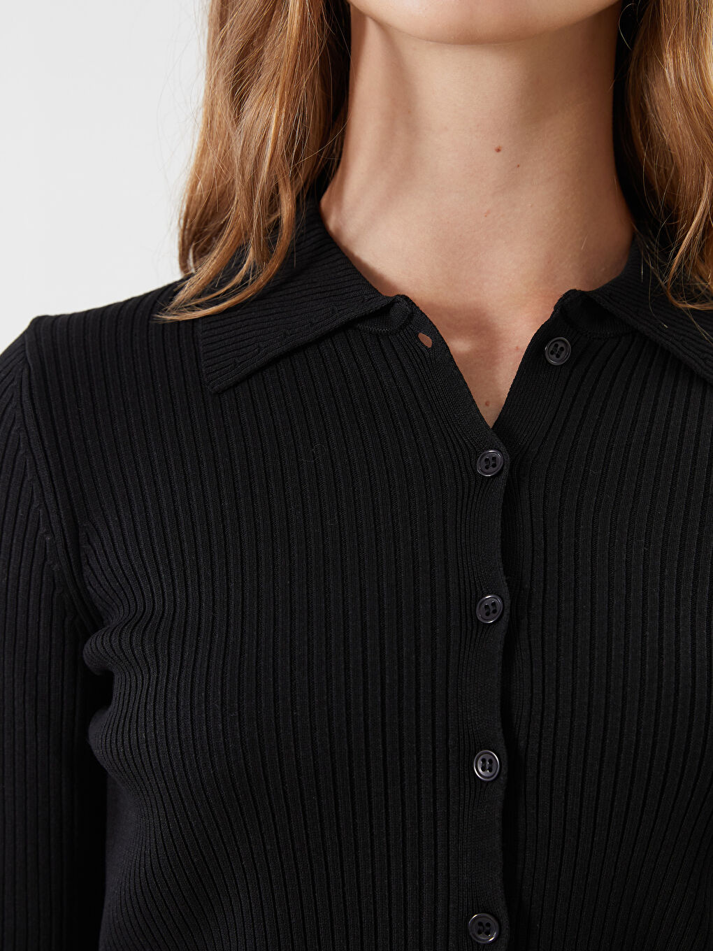XSIDE Polo Neck Women's Knitwear Cardigan -W5FQ28Z8-CVL