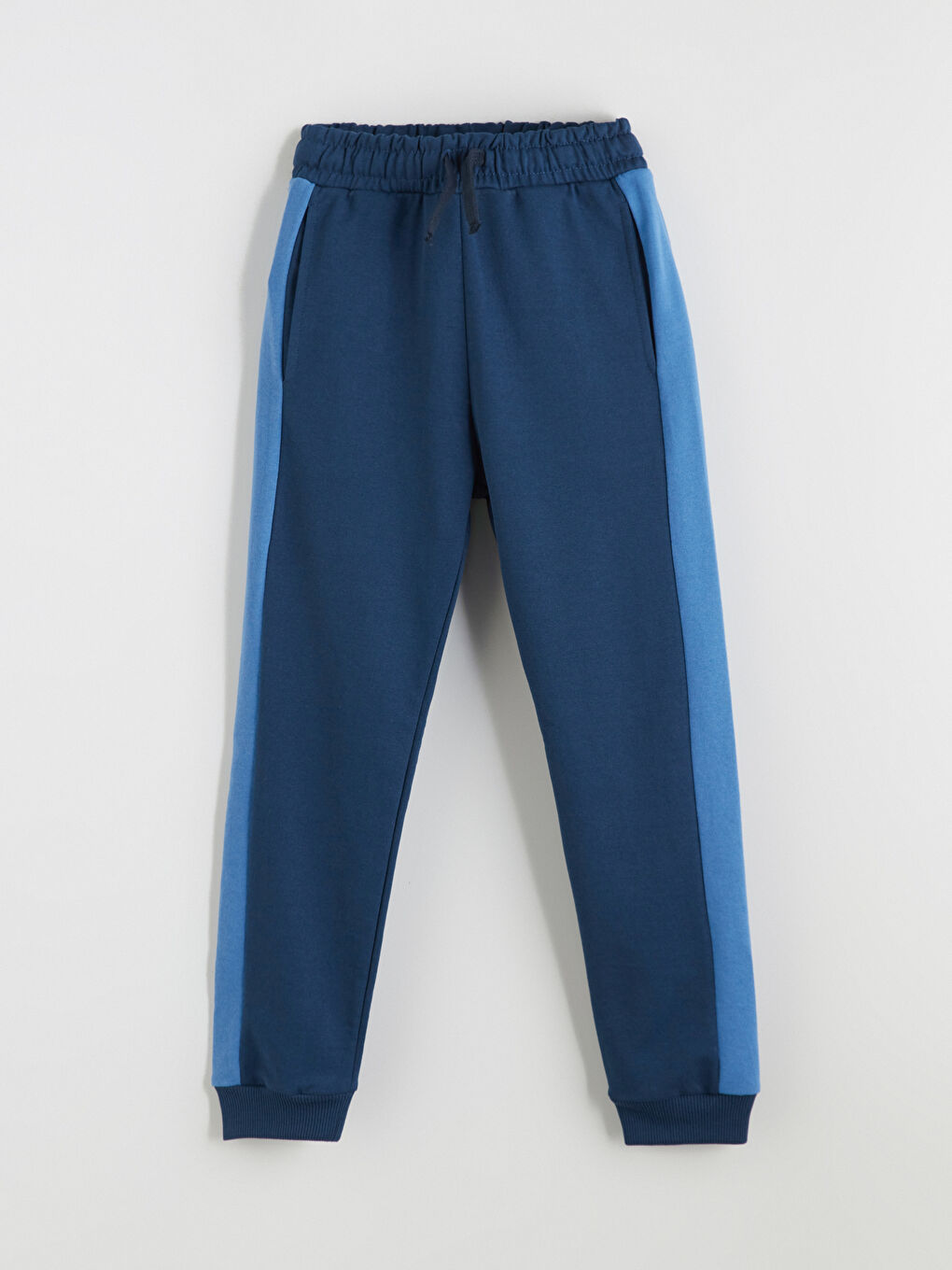 Lacivert Beli Lastikli Erkek Çocuk Jogger Eşofman Alt