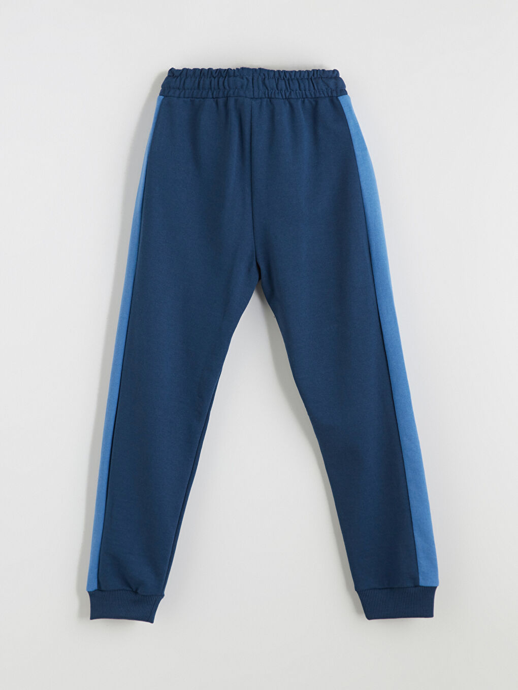 Lacivert Beli Lastikli Erkek Çocuk Jogger Eşofman Alt-2