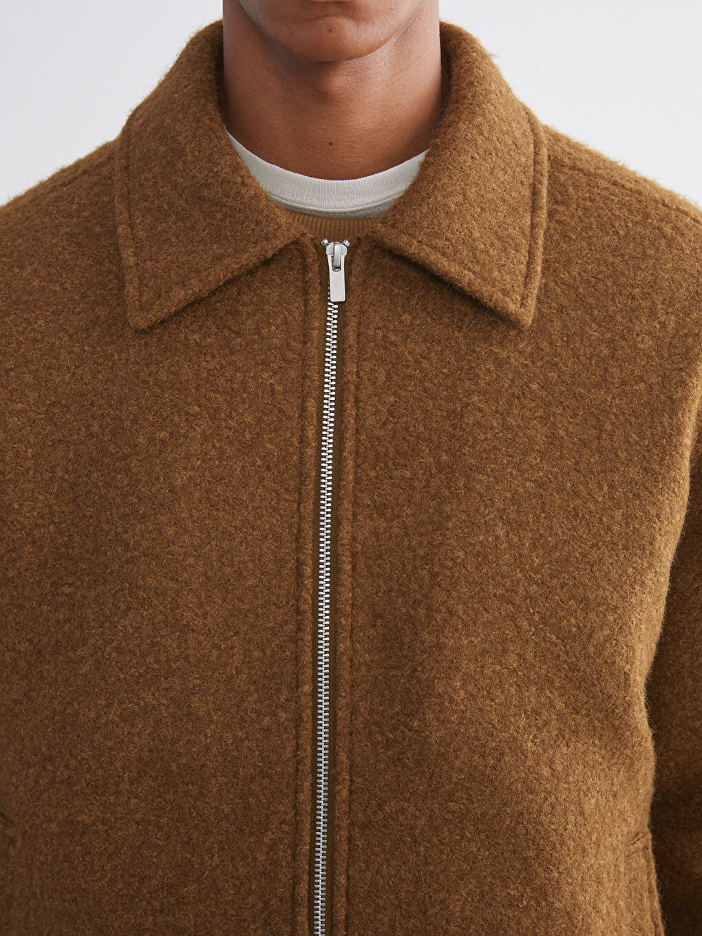 Standard Fit Collared Neck Men's Cachet Coat-7