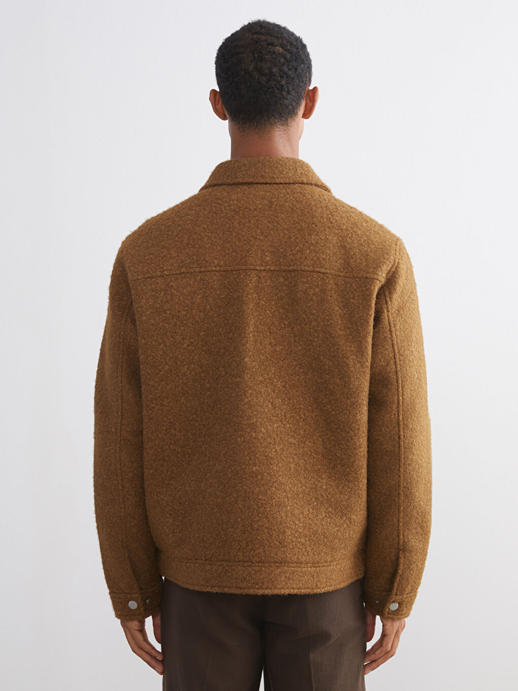 Standard Fit Collared Neck Men's Cachet Coat-9