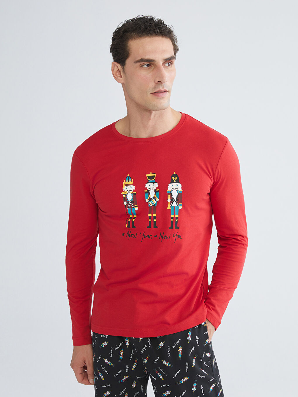 Standart Kalıp Erkek Pijama Takımı-1