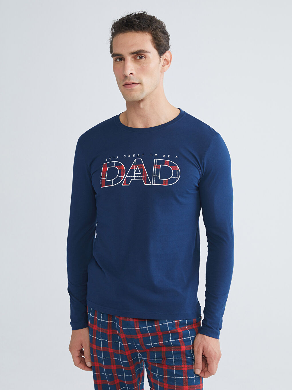 стандартты пішім ерлерге арналған пижама жинағы-1