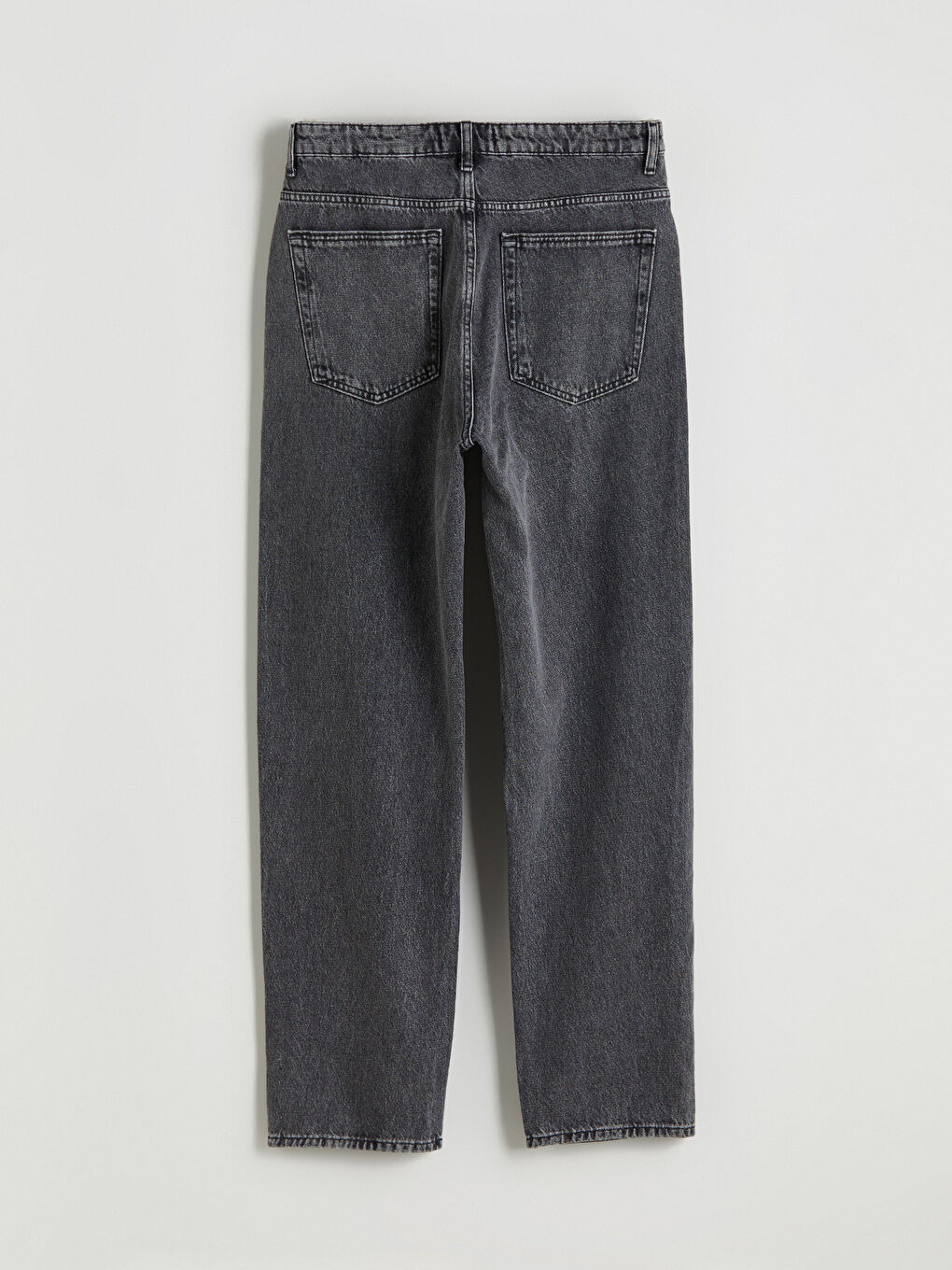 Antrasit Baggy Fit Erkek Jean Pantolon-5