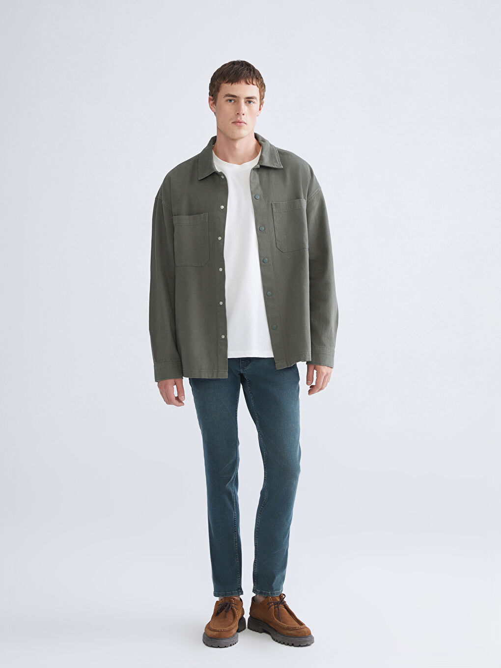 Yeşil 750 Slim Fit Erkek Jean Pantolon