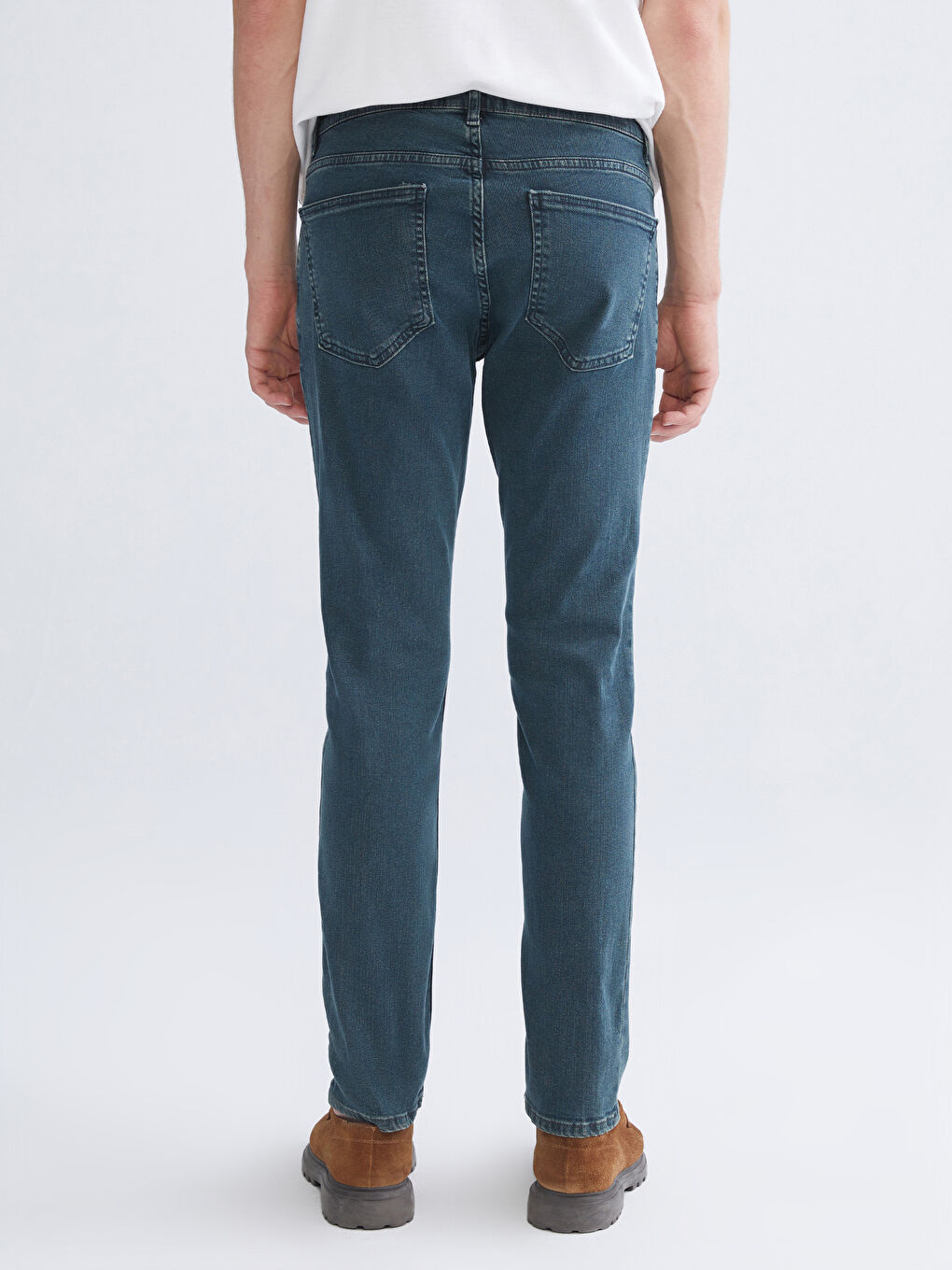 Yeşil 750 Slim Fit Erkek Jean Pantolon-3