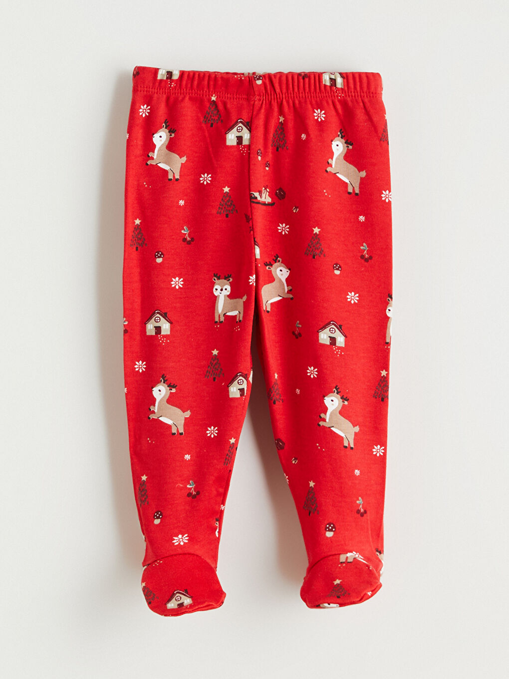 Комплект за бебета момичета с кръгло деколте и принт, 3 опаковки-5