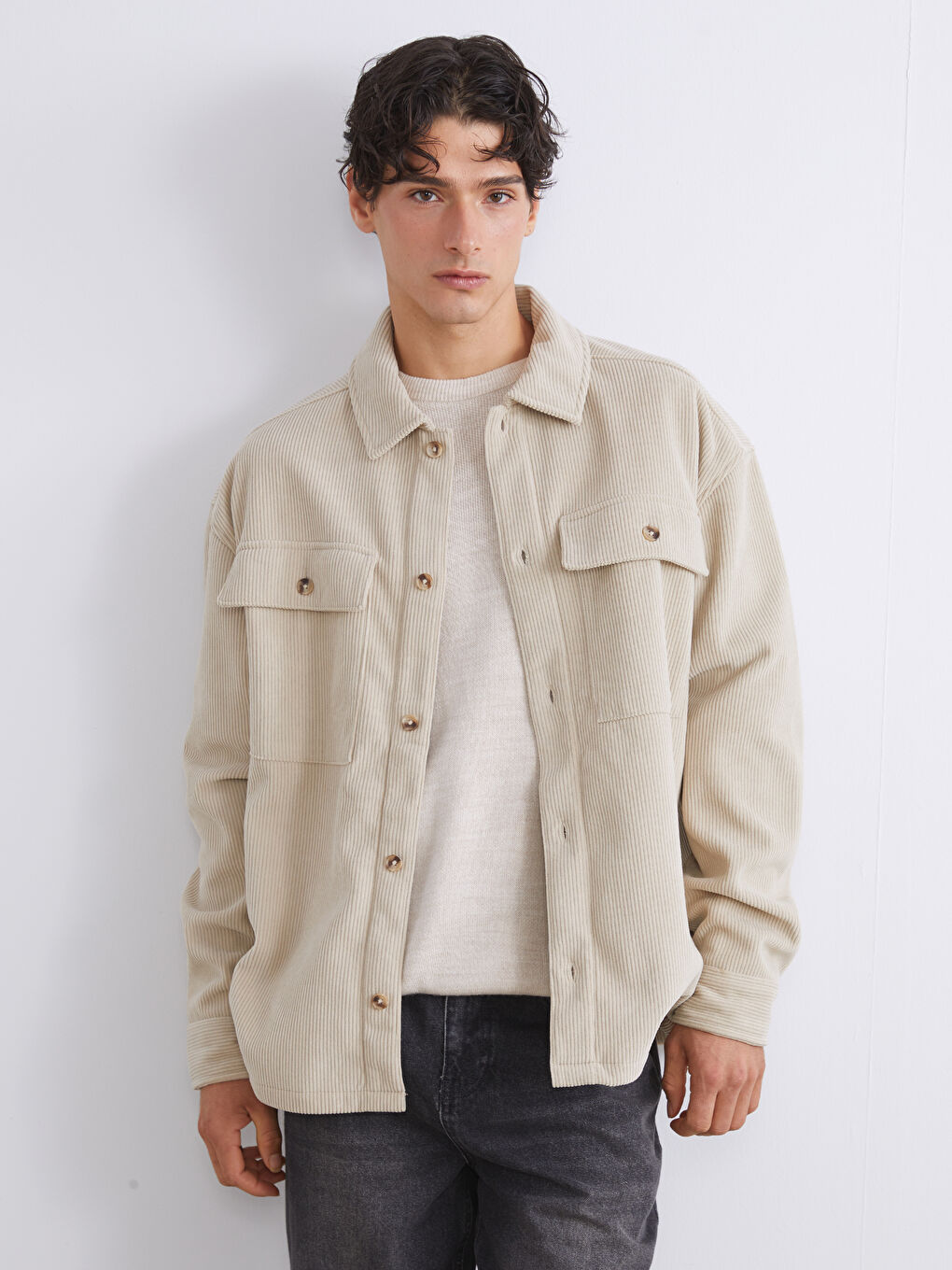 Surchemise BEIGE Homme