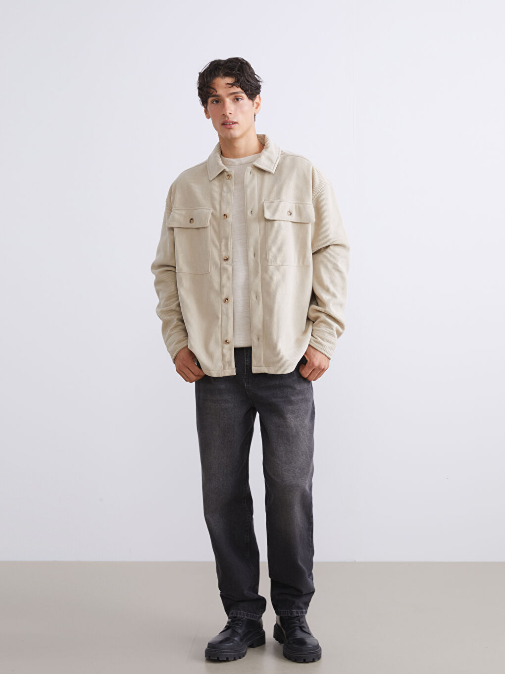 Surchemise BEIGE Homme-1