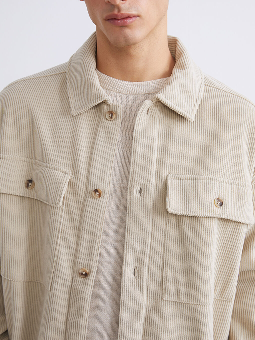 Surchemise BEIGE Homme-2