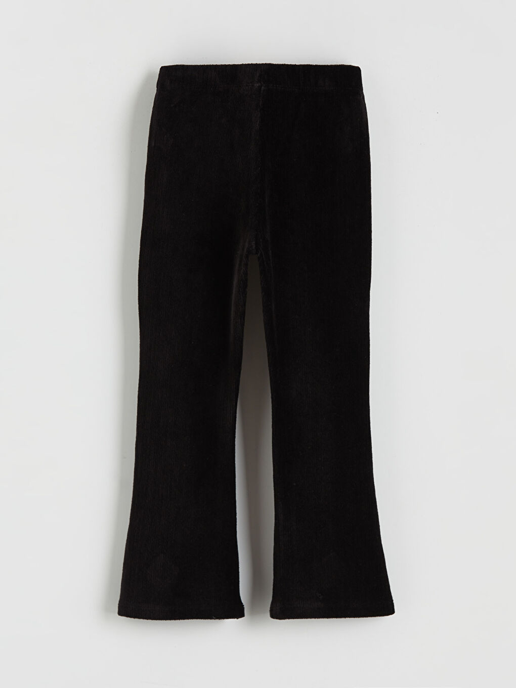 سروال ضيق مخمل بخصر مطاطي للبنات-1