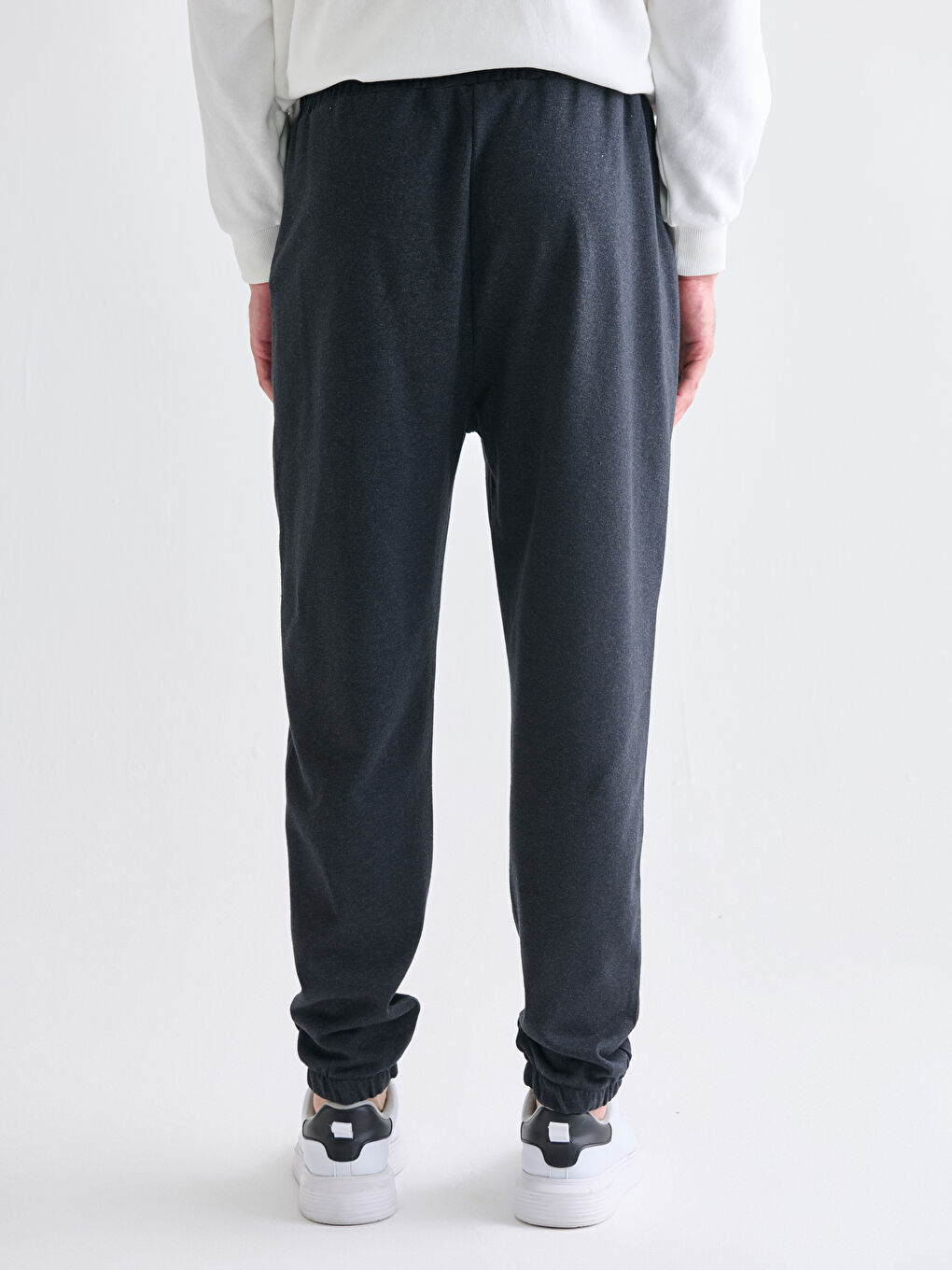 Antrasit Standart Kalıp Erkek Jogger Eşofman Altı-3