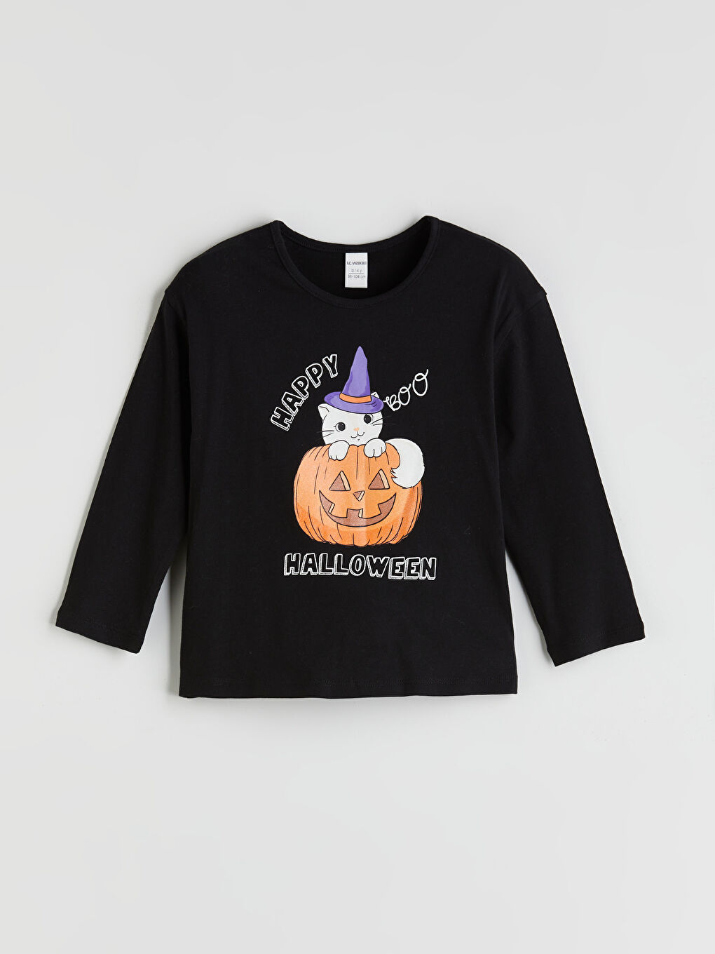 LCW Kids تیشێرت یه‌خه‌ خڕ بۆ کچان -W5FS63Z1-CVL