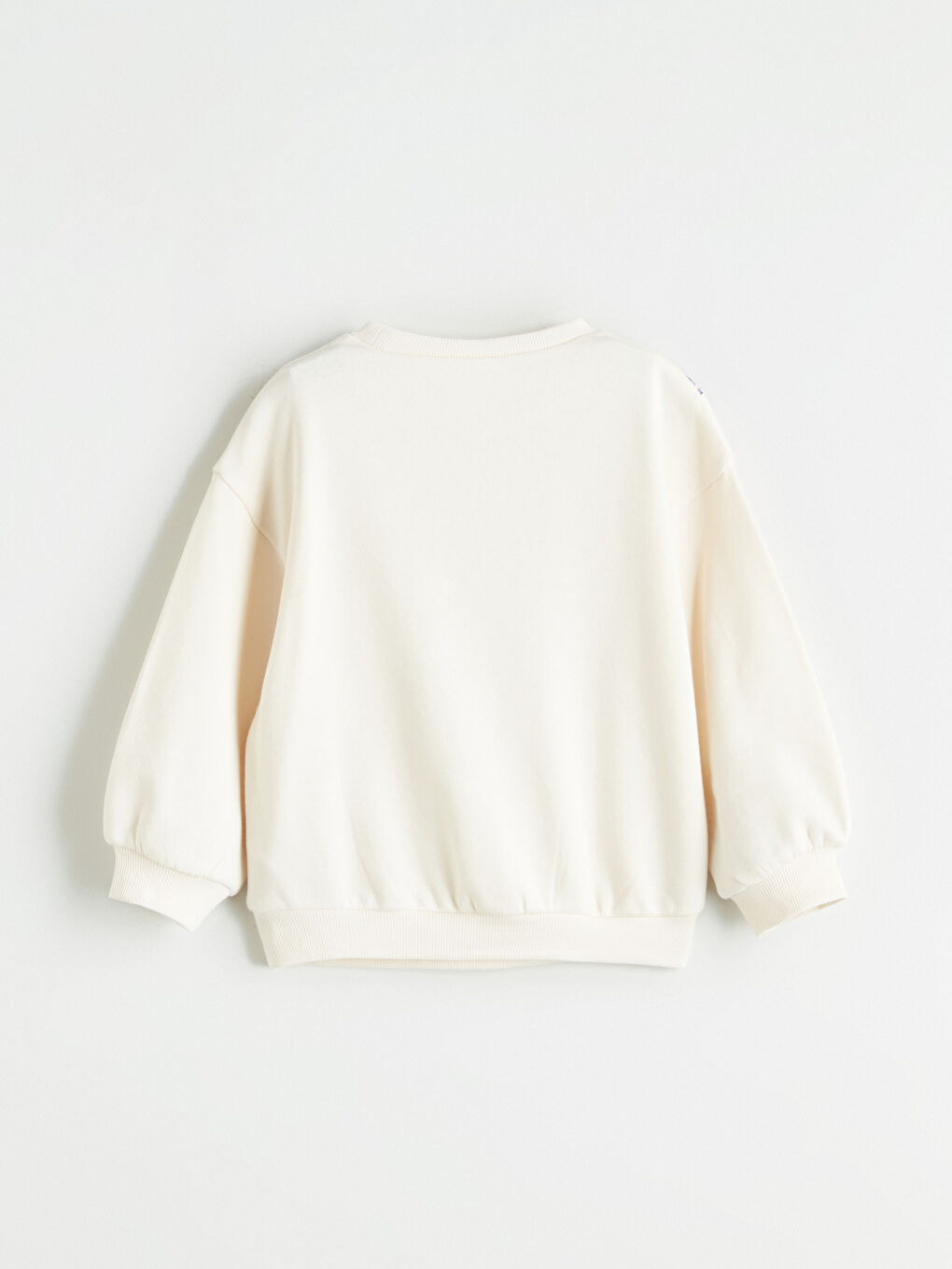 Crew Neck Printed Girls' Sweatshirt-1