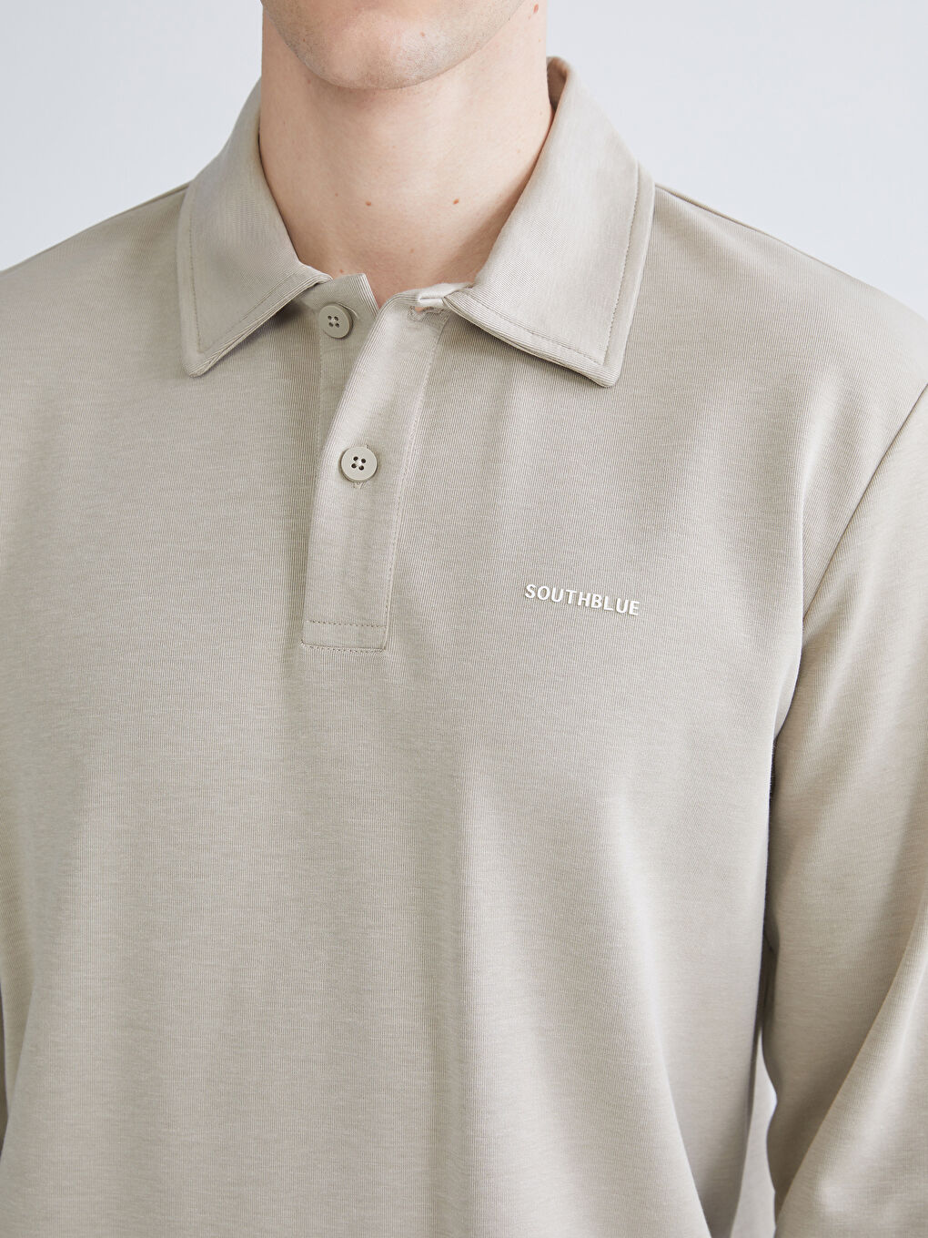 SOUTHBLUE Polo Neck Men's Sweatshirt -W5FS82Z8-ZGV