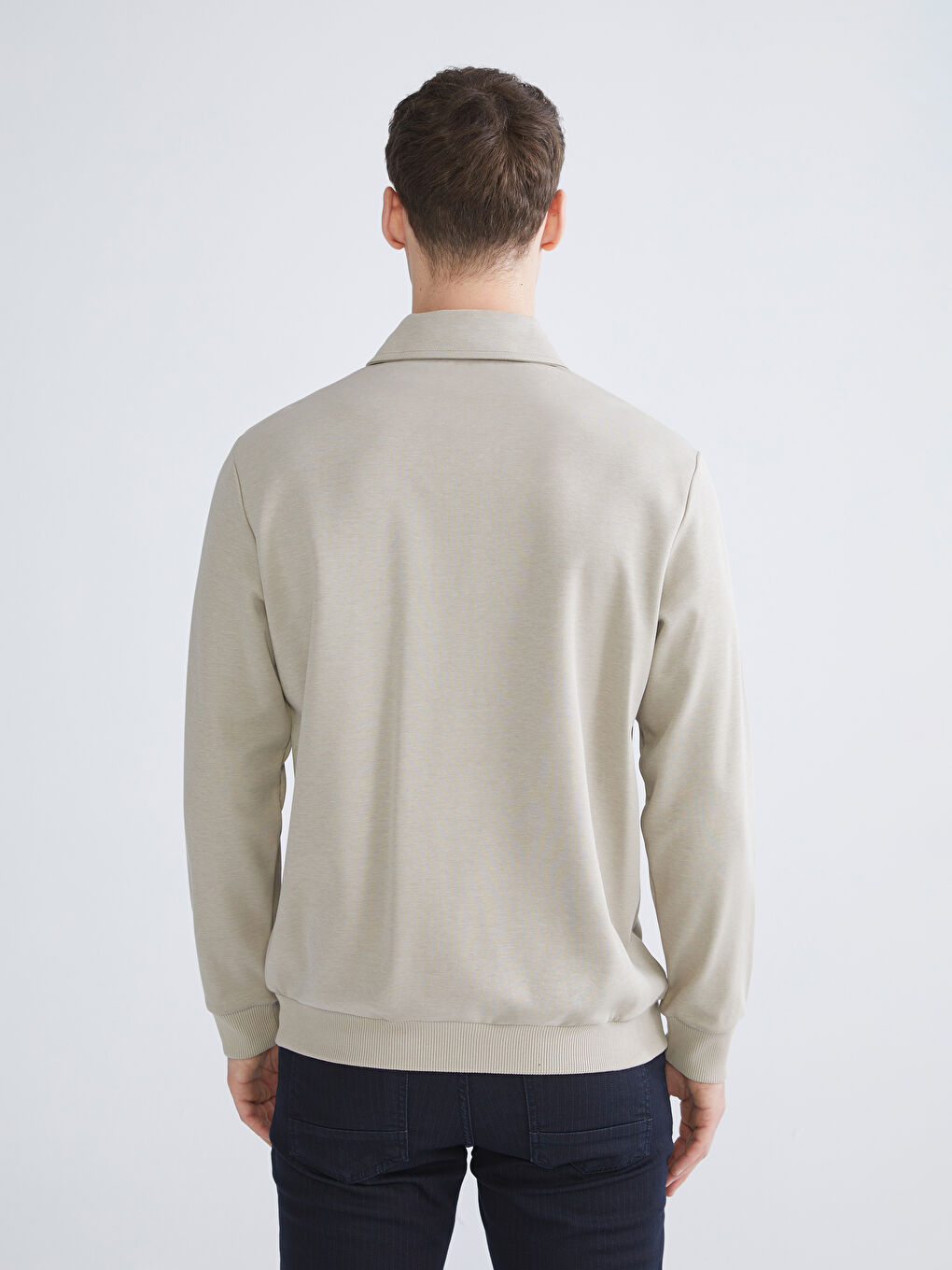 SOUTHBLUE Polo Neck Men's Sweatshirt -W5FS82Z8-ZGV