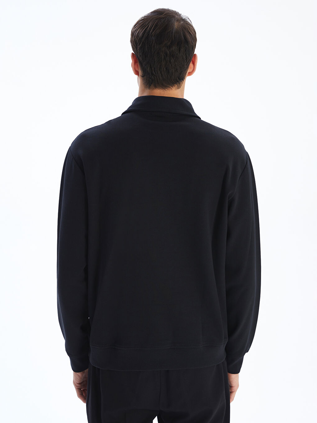 LCW Vision Polo Neck Men's Sweatshirt -W5FS87Z8-CVL
